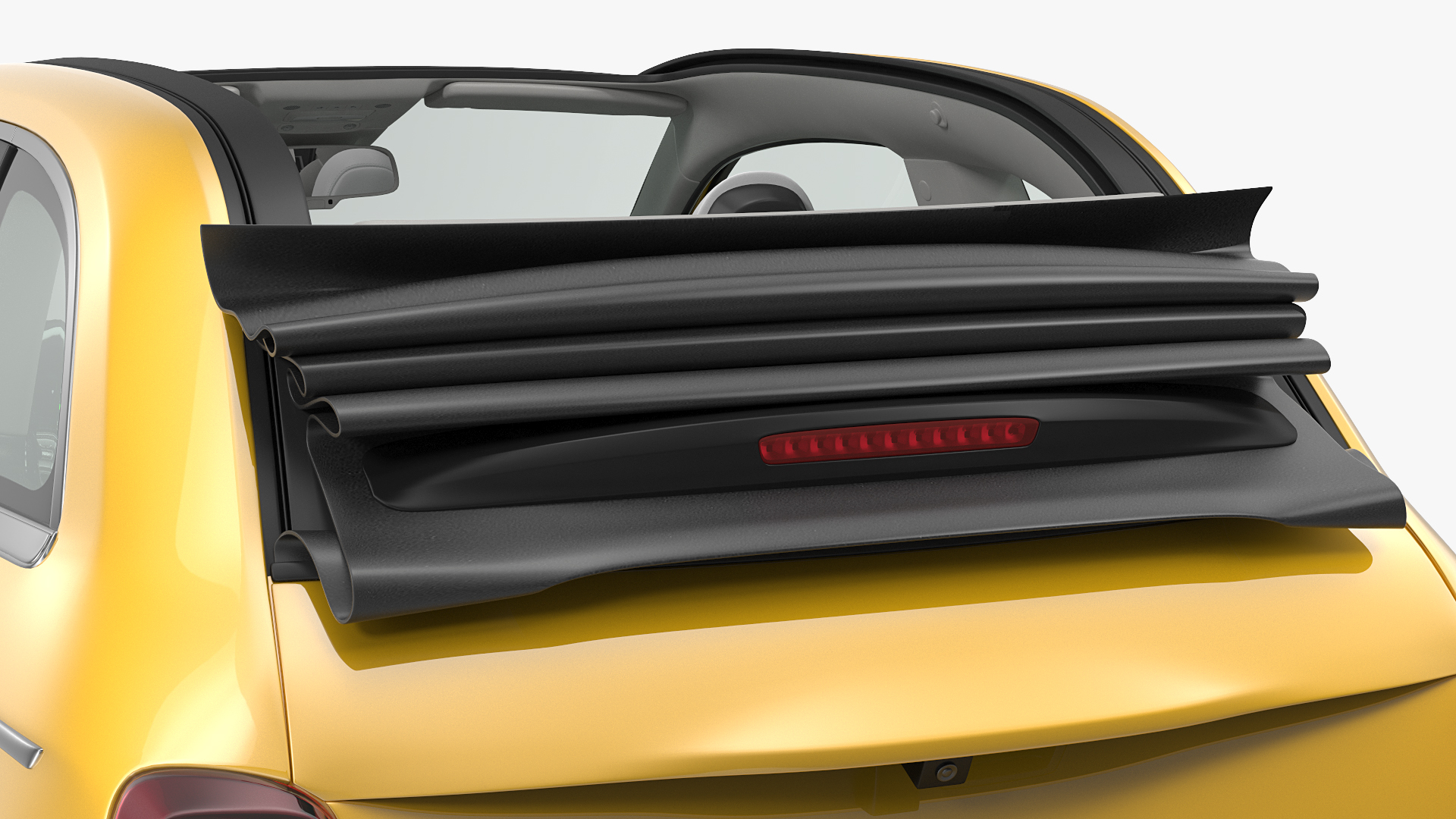 EV Cabriolet Rigged 3D model
