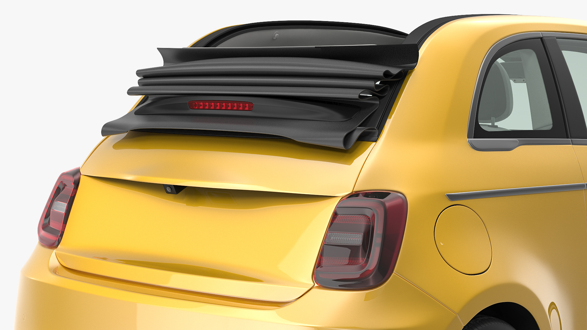 EV Cabriolet Rigged 3D model