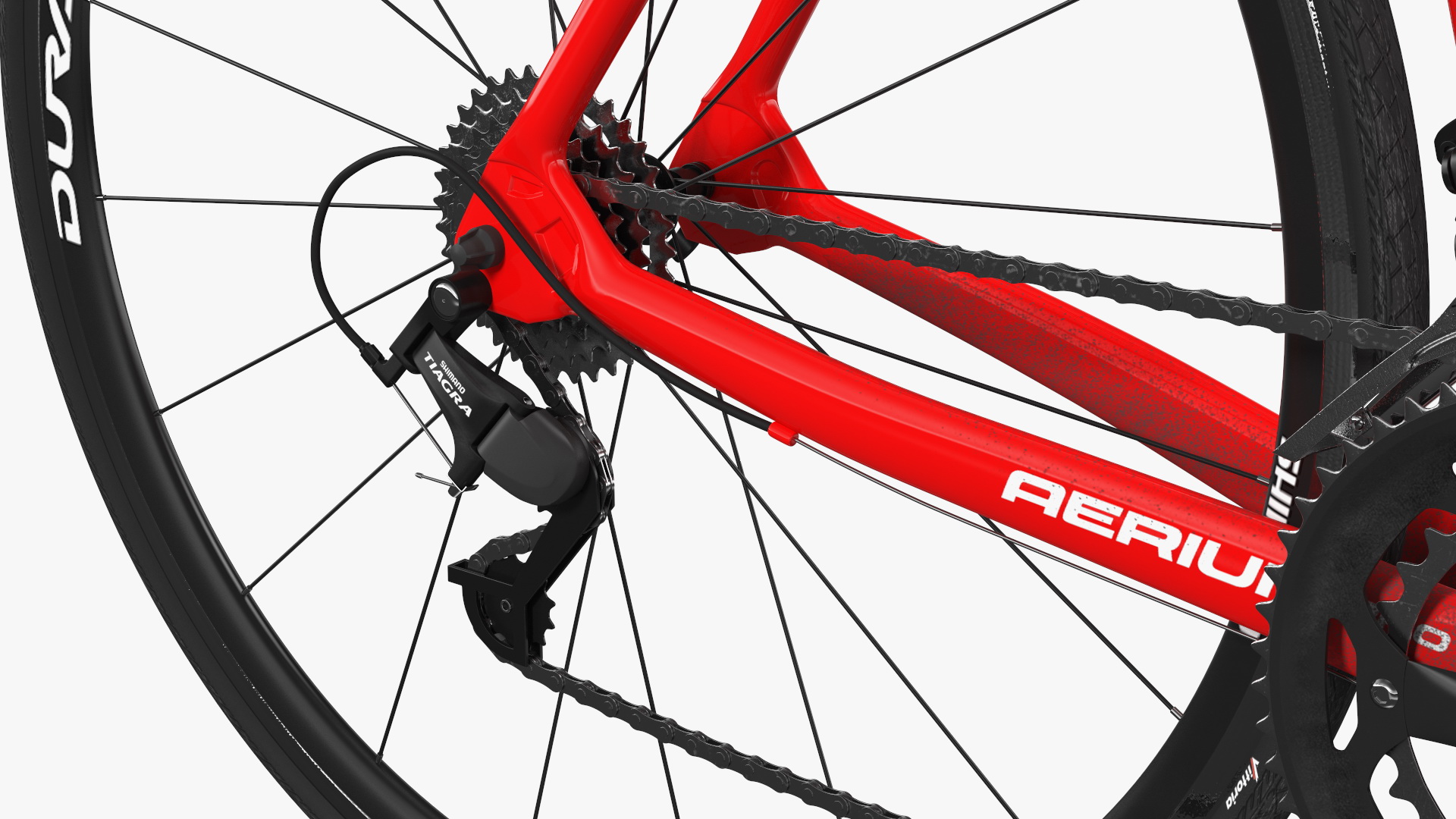 3D model Thule Helium Aluminum Platform with Road Bike