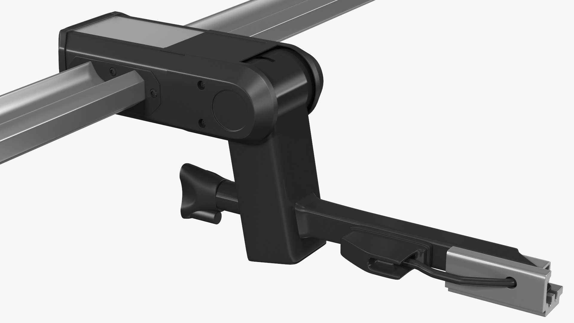 3D model Thule Helium Aluminum Platform with Road Bike