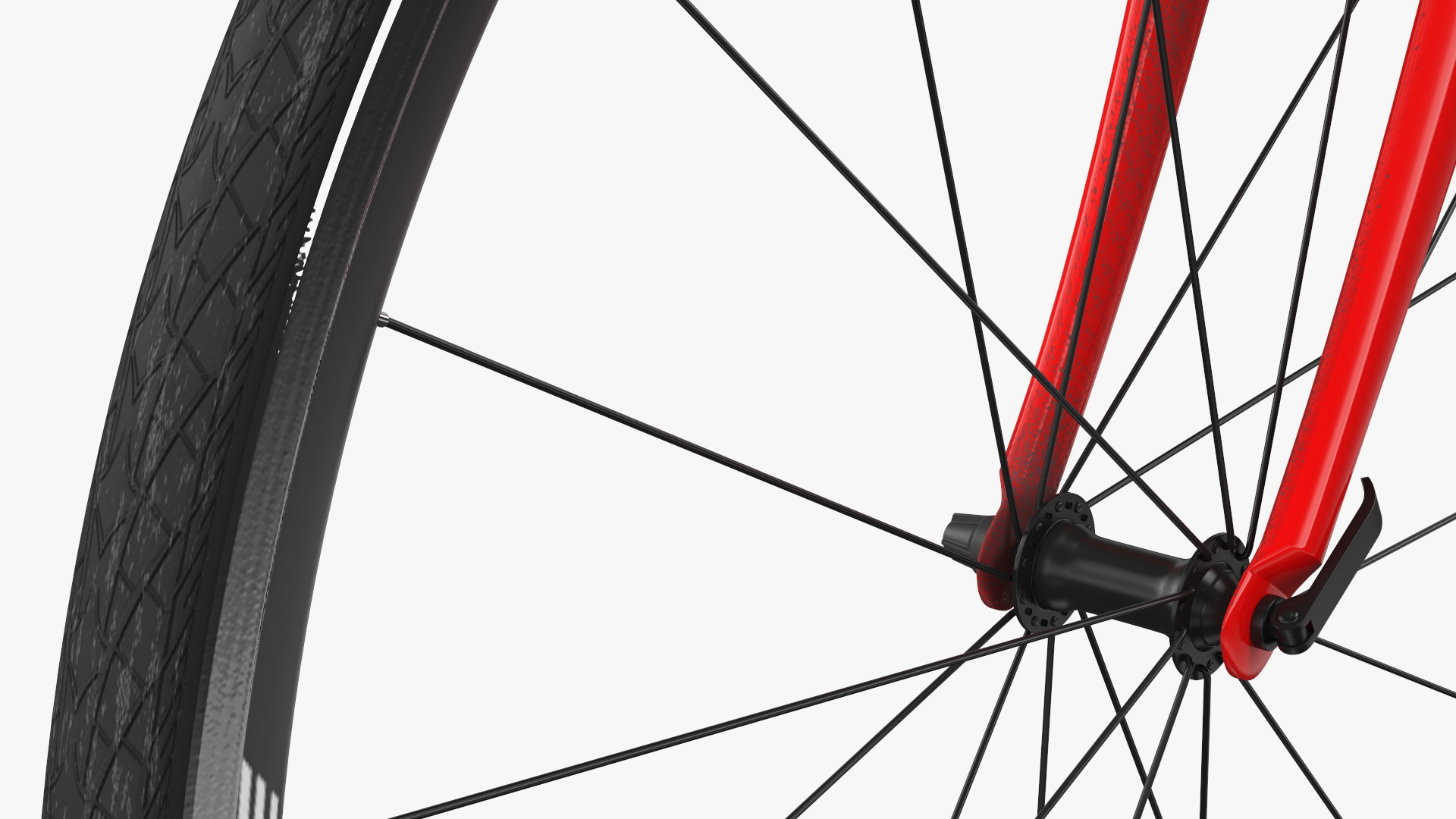3D model Thule Helium Aluminum Platform with Road Bike