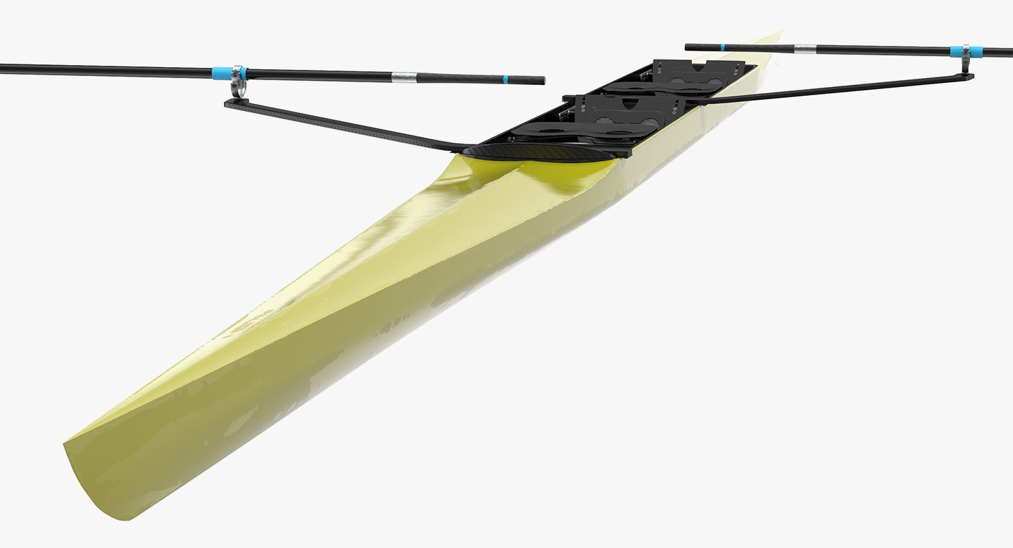 Pair Sweep Rowing Boat 3D
