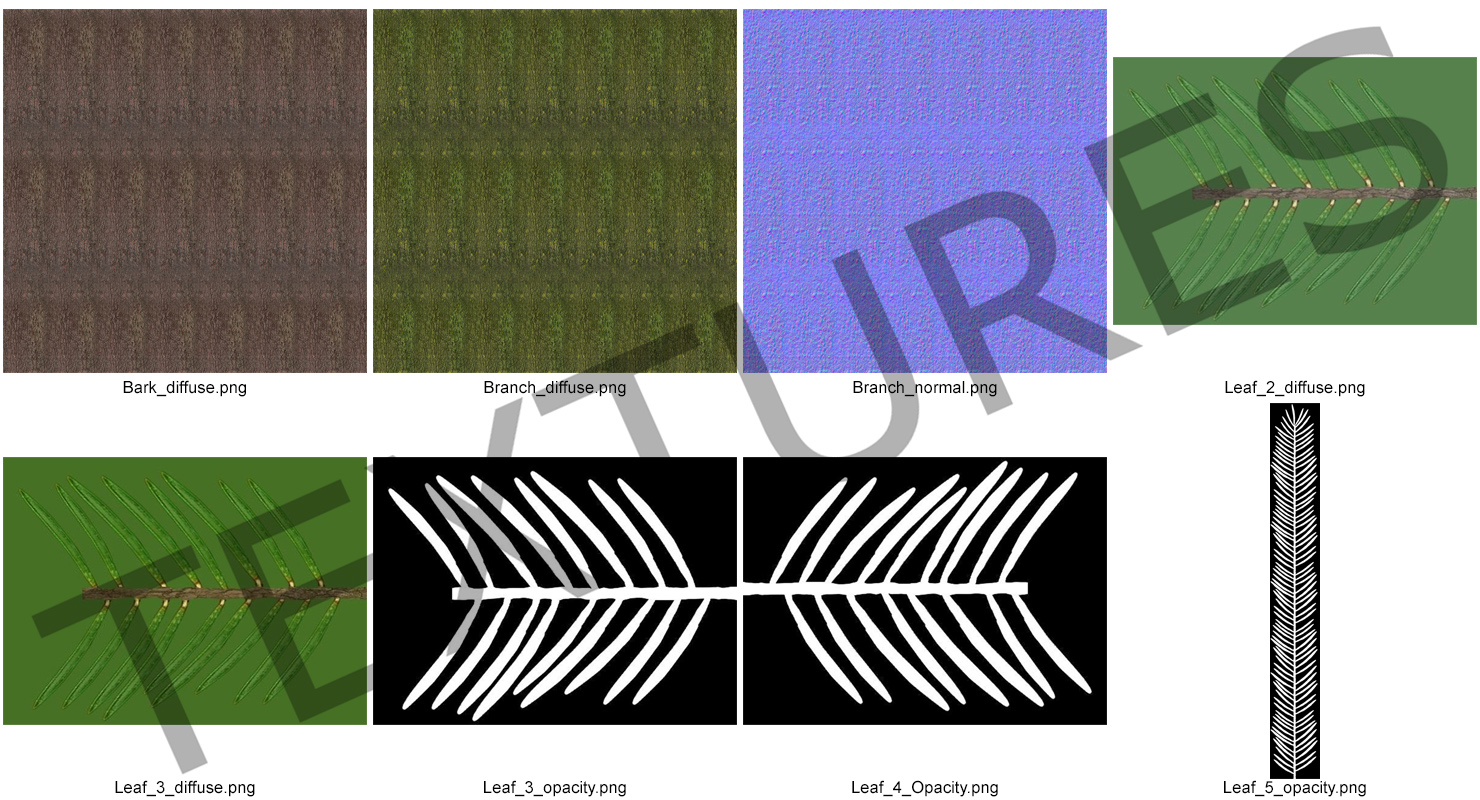 3D Norway Spruce model