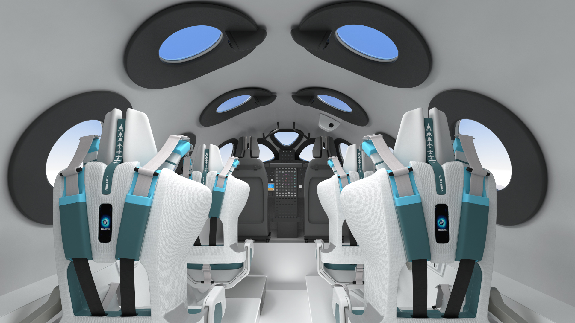 3D VSS Imagine Virgin Galactic SpaceShip III Rigged model