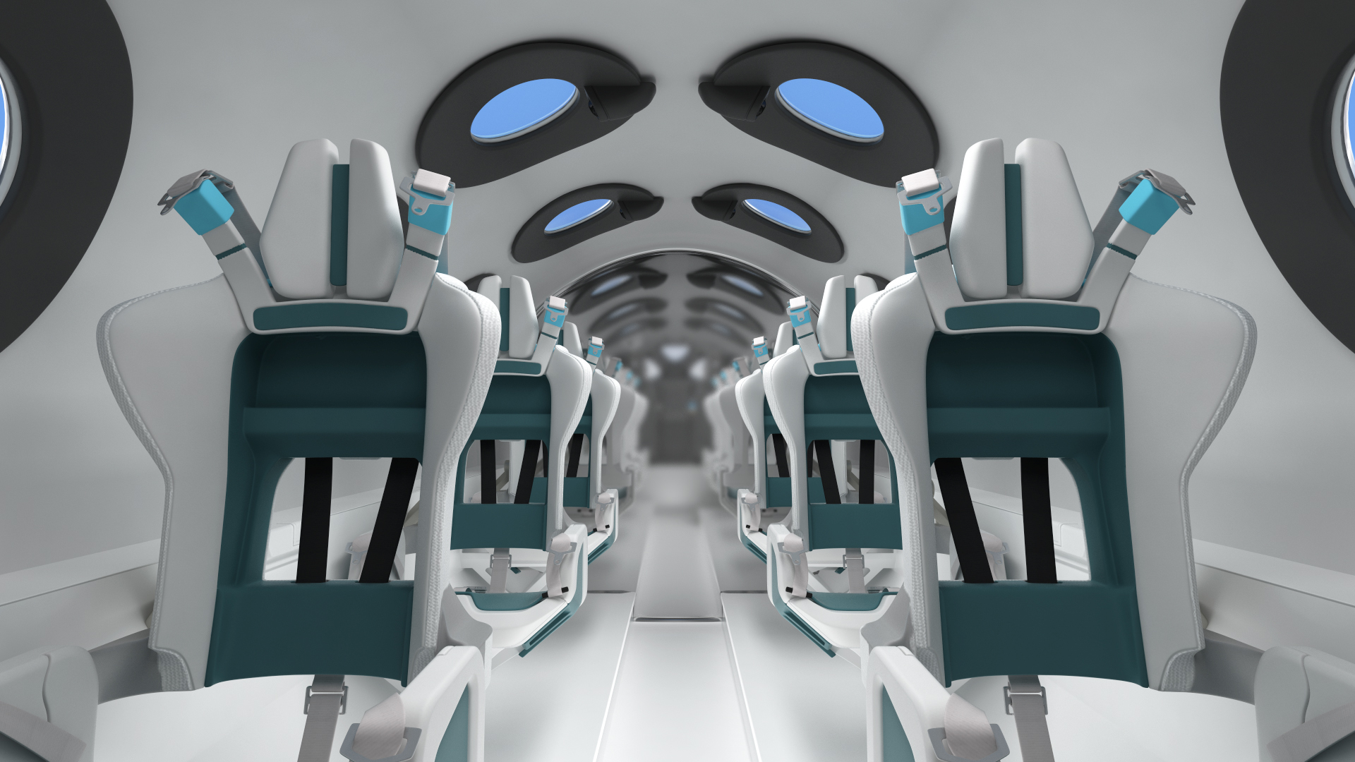 3D VSS Imagine Virgin Galactic SpaceShip III Rigged model