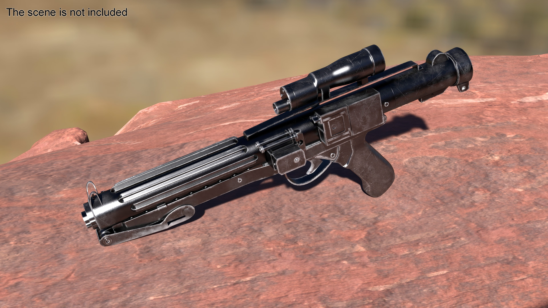 3D E-11 Blaster Rifle model