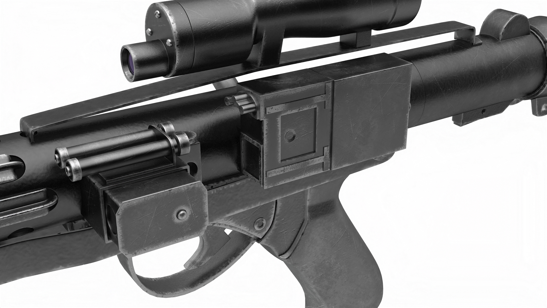 3D E-11 Blaster Rifle model