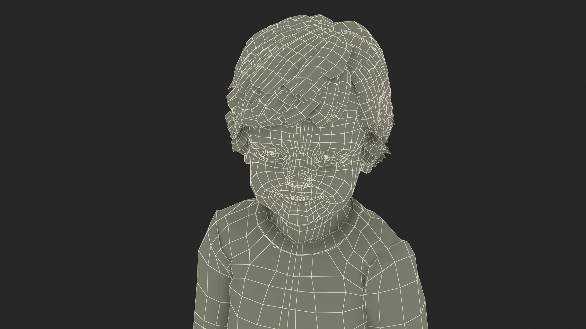 Toddler Aged 1 Year in Pajamas Standing Pose 3D model