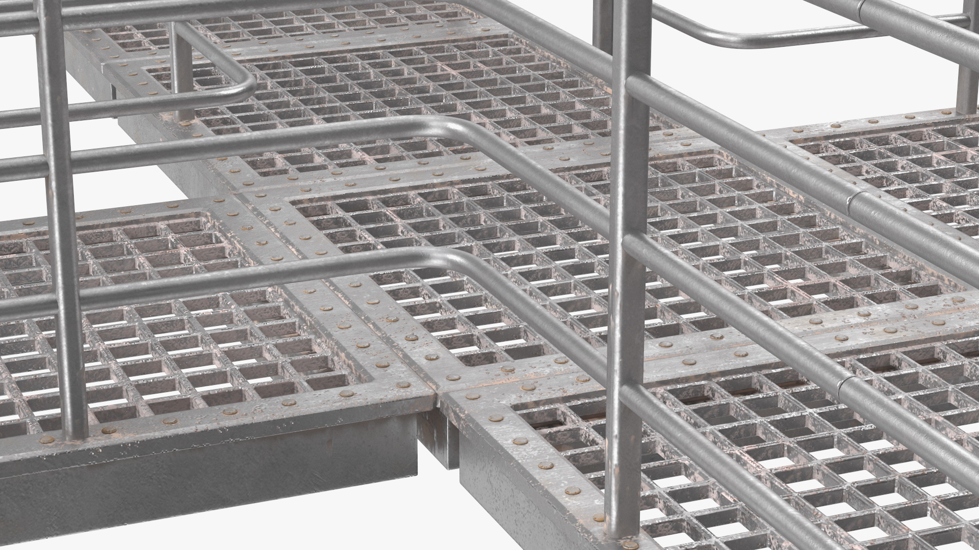 Prefabricated Industrial Catwalk 3D