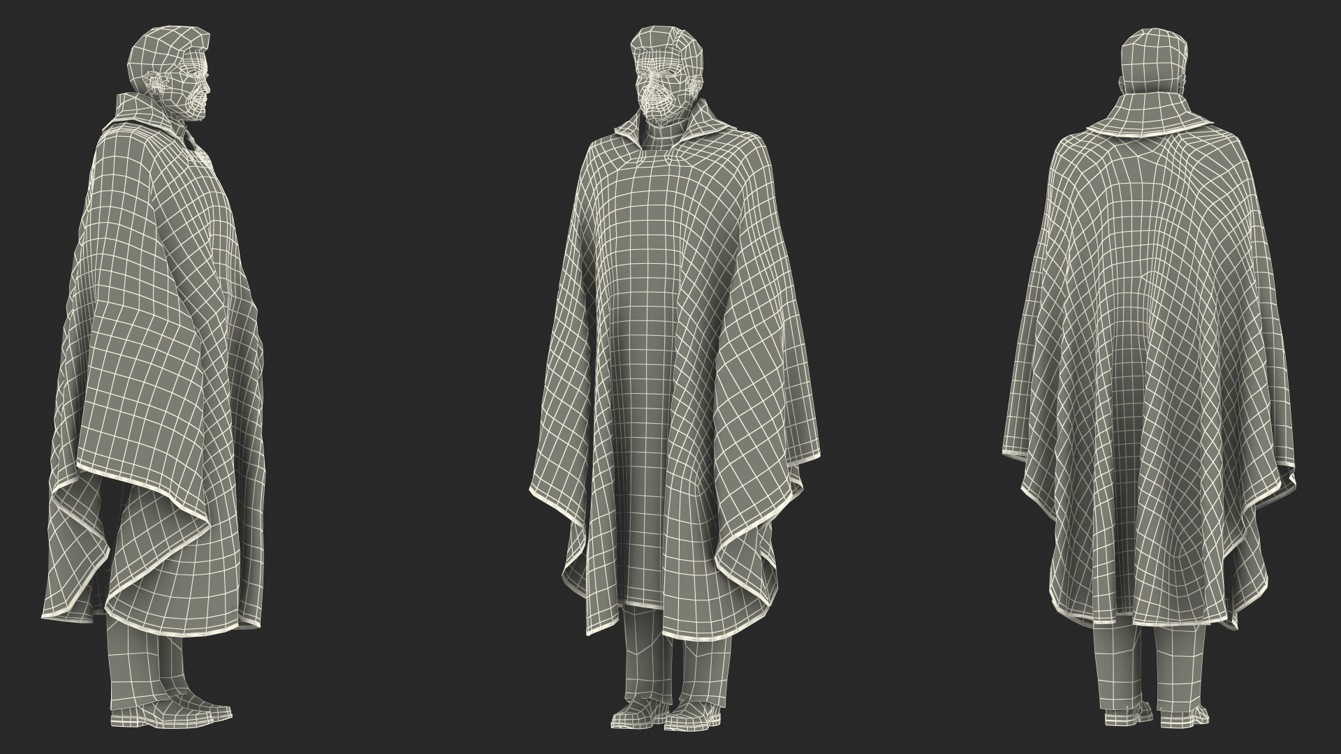 3D Clergyman with Liturgical Vestment Red Robe model