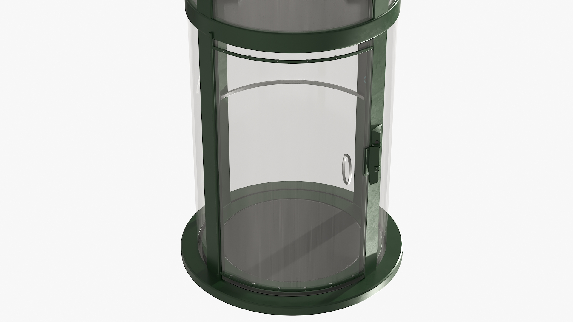 3D Petite Glass Lift Green model