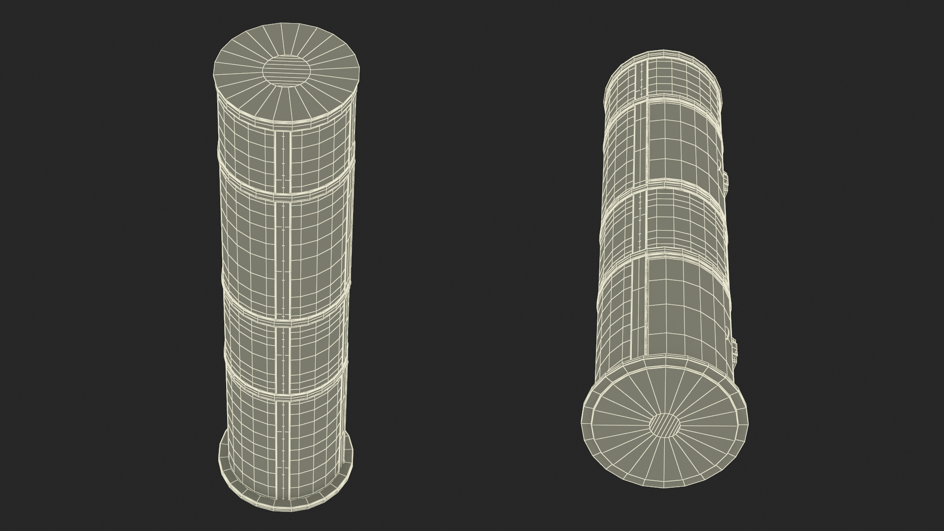 3D Petite Glass Lift Green model