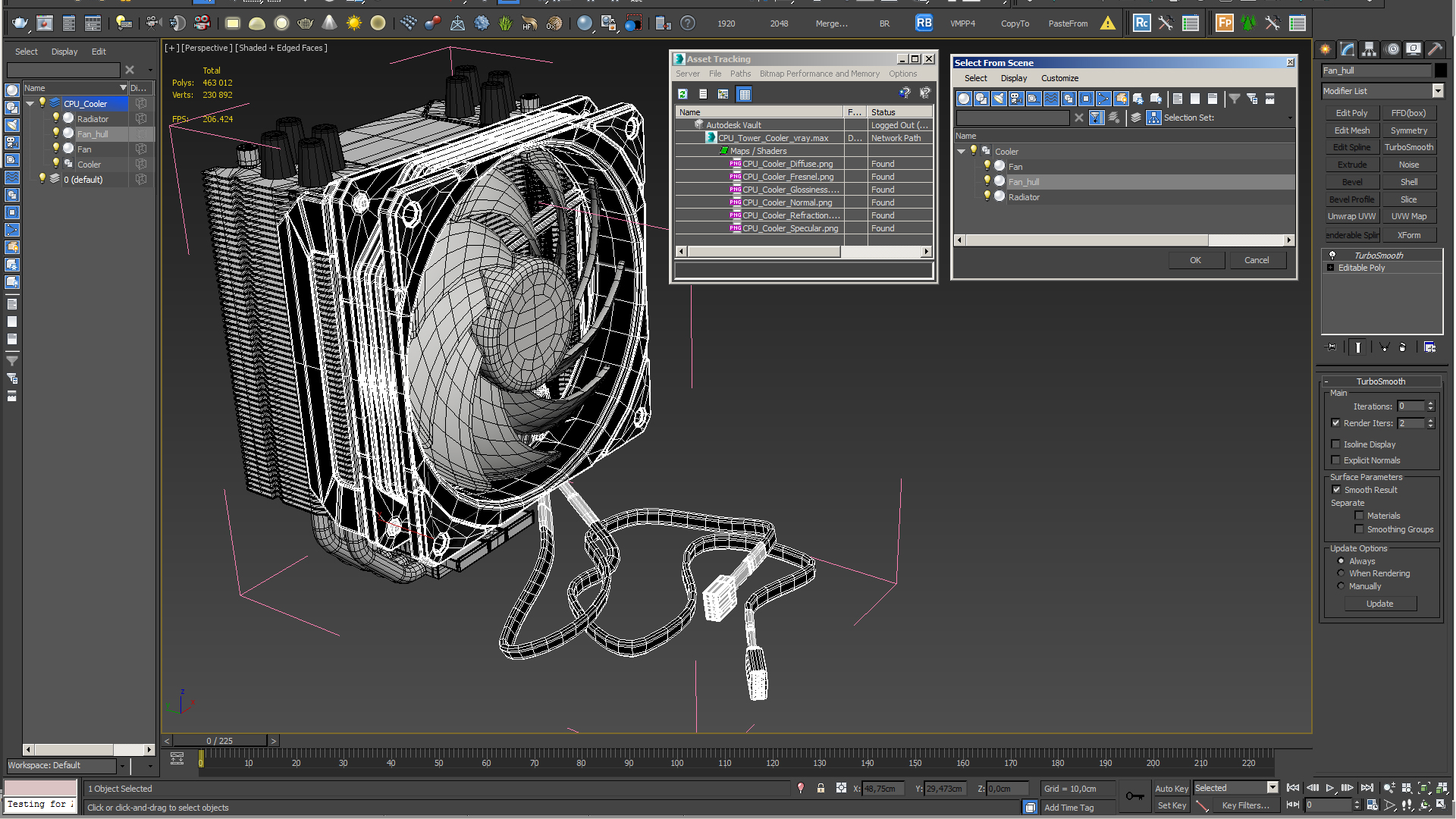 3D CPU Tower Cooler