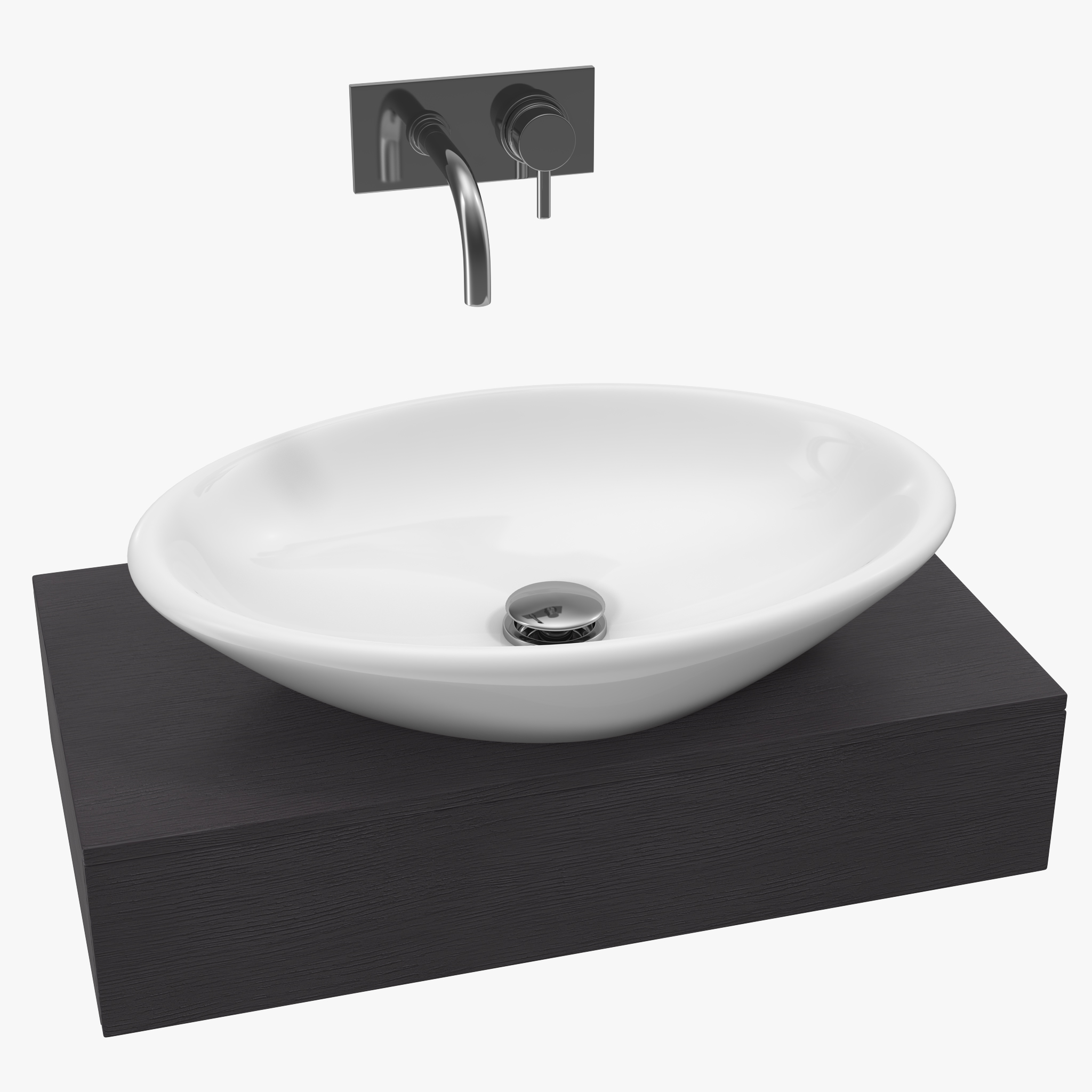 Bathroom Ceramic Counter Top Wash Bowl Basin