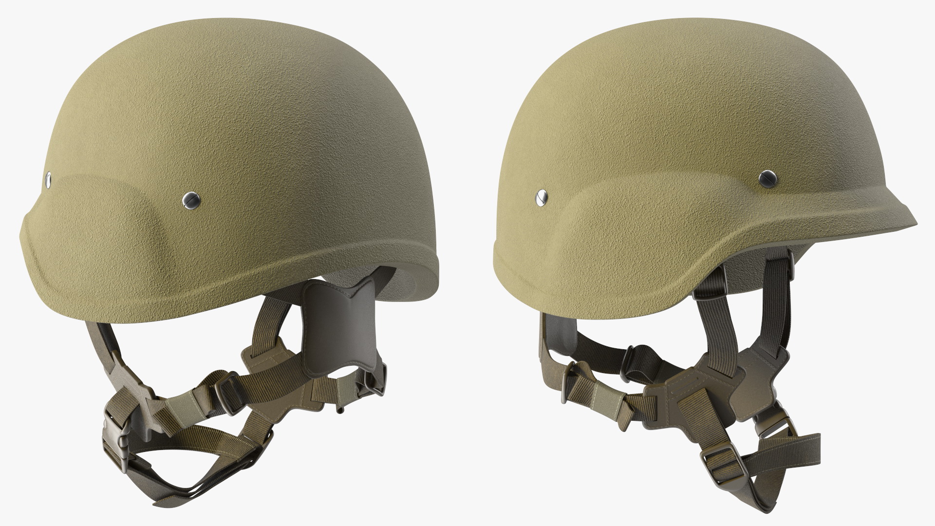 3D Kevlar Marine Lightweight Helmet Brown model