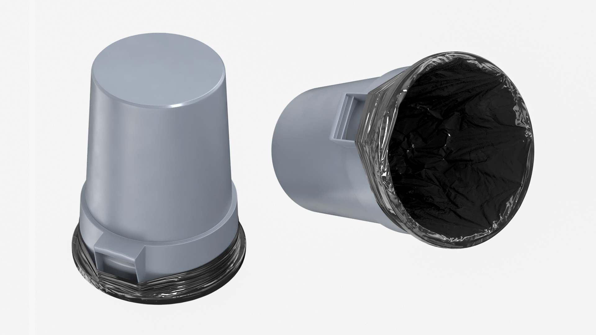 3D Full Trash Bag in a Can model