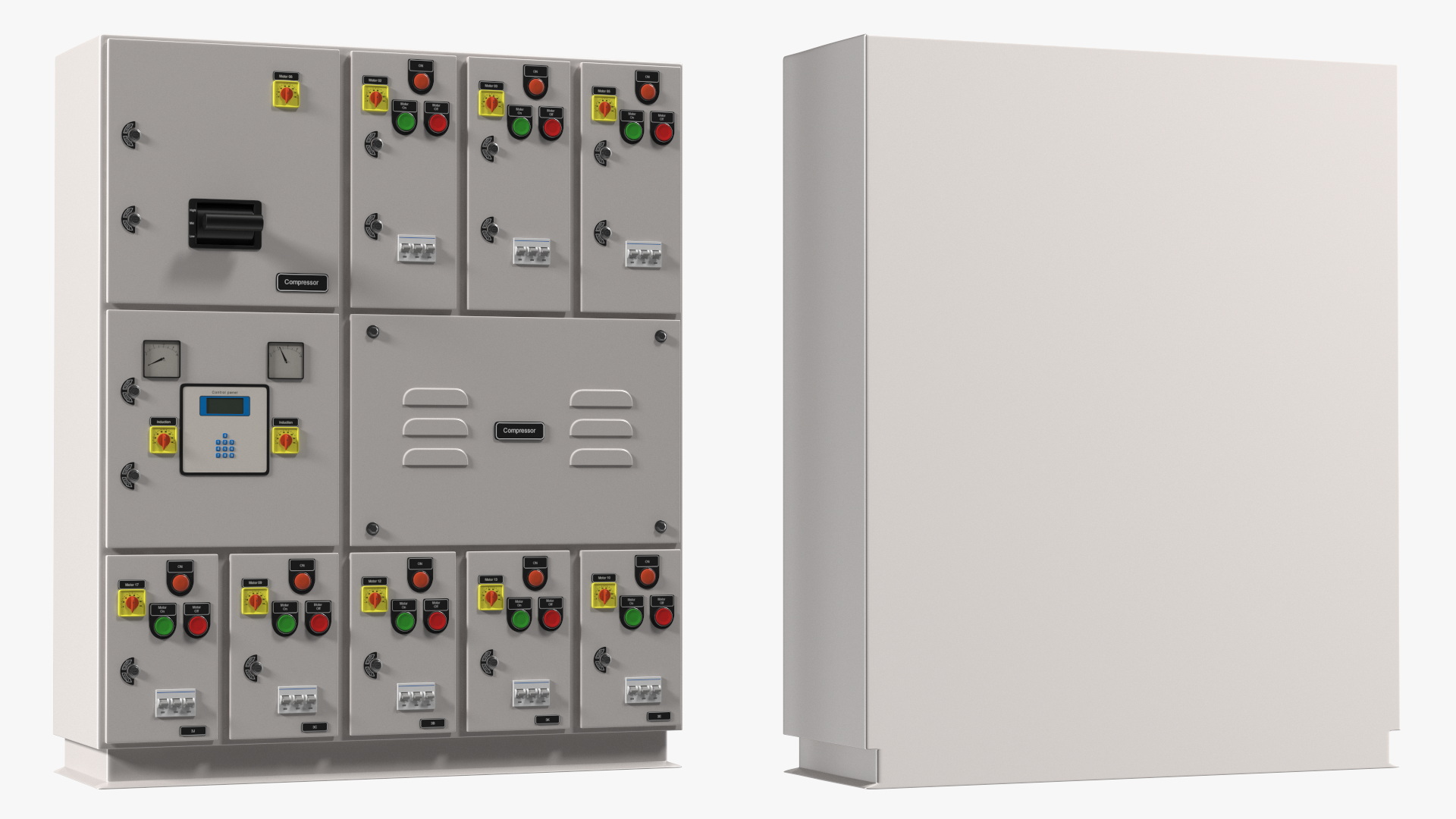 3D model Industrial Electrical Control Panel