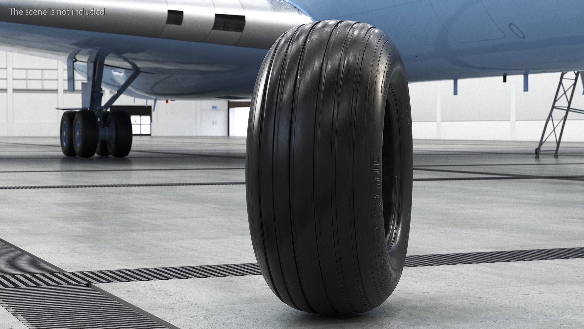 Boeing 737 Airplane Tire 3D model