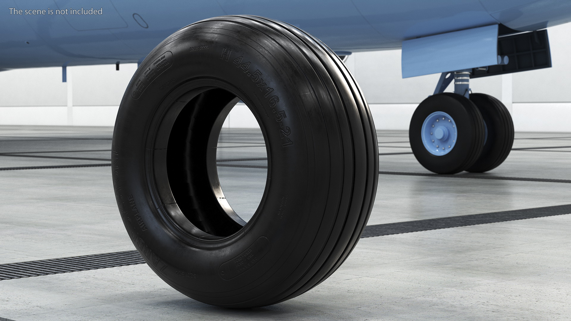 Boeing 737 Airplane Tire 3D model
