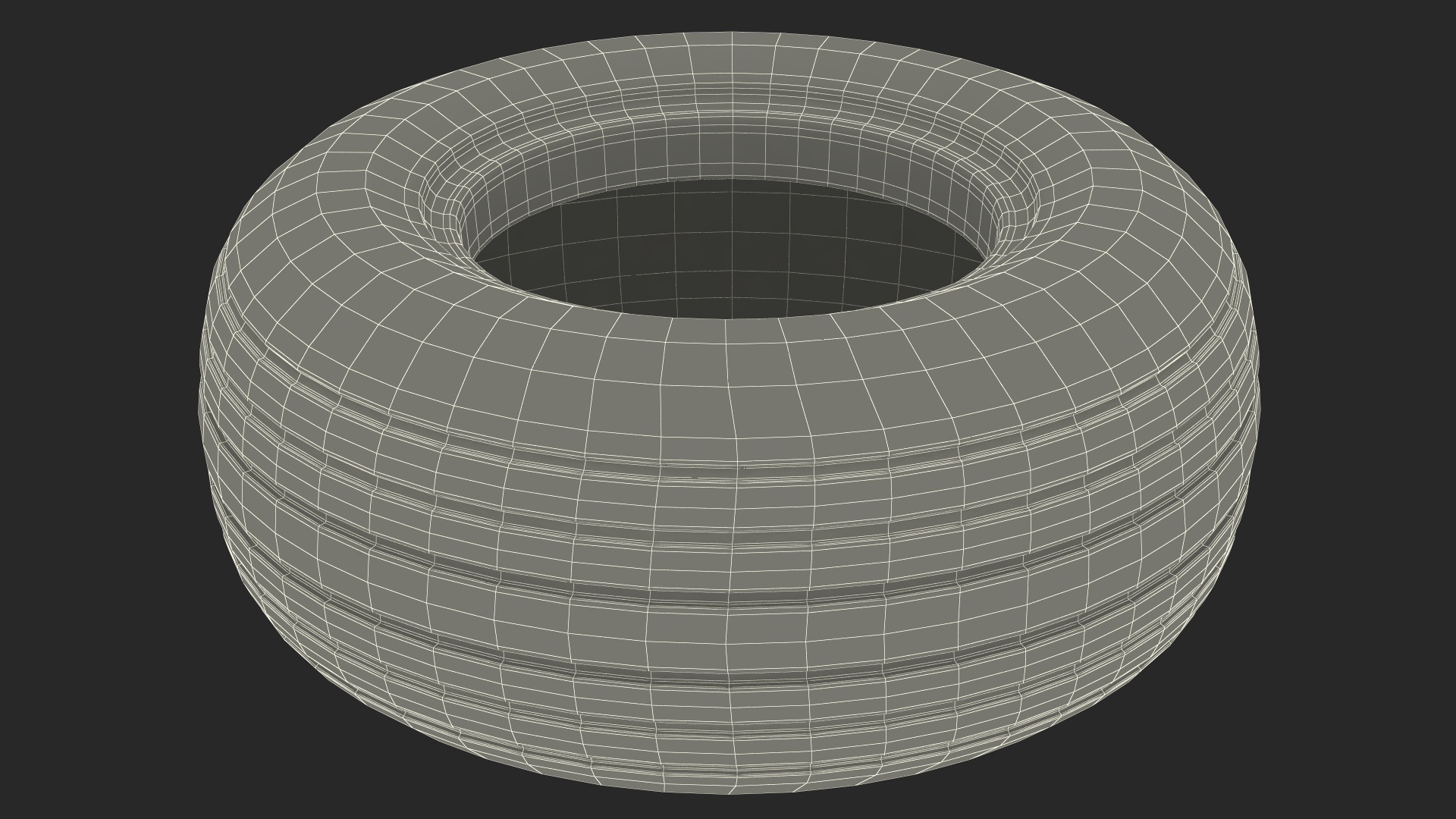 Boeing 737 Airplane Tire 3D model
