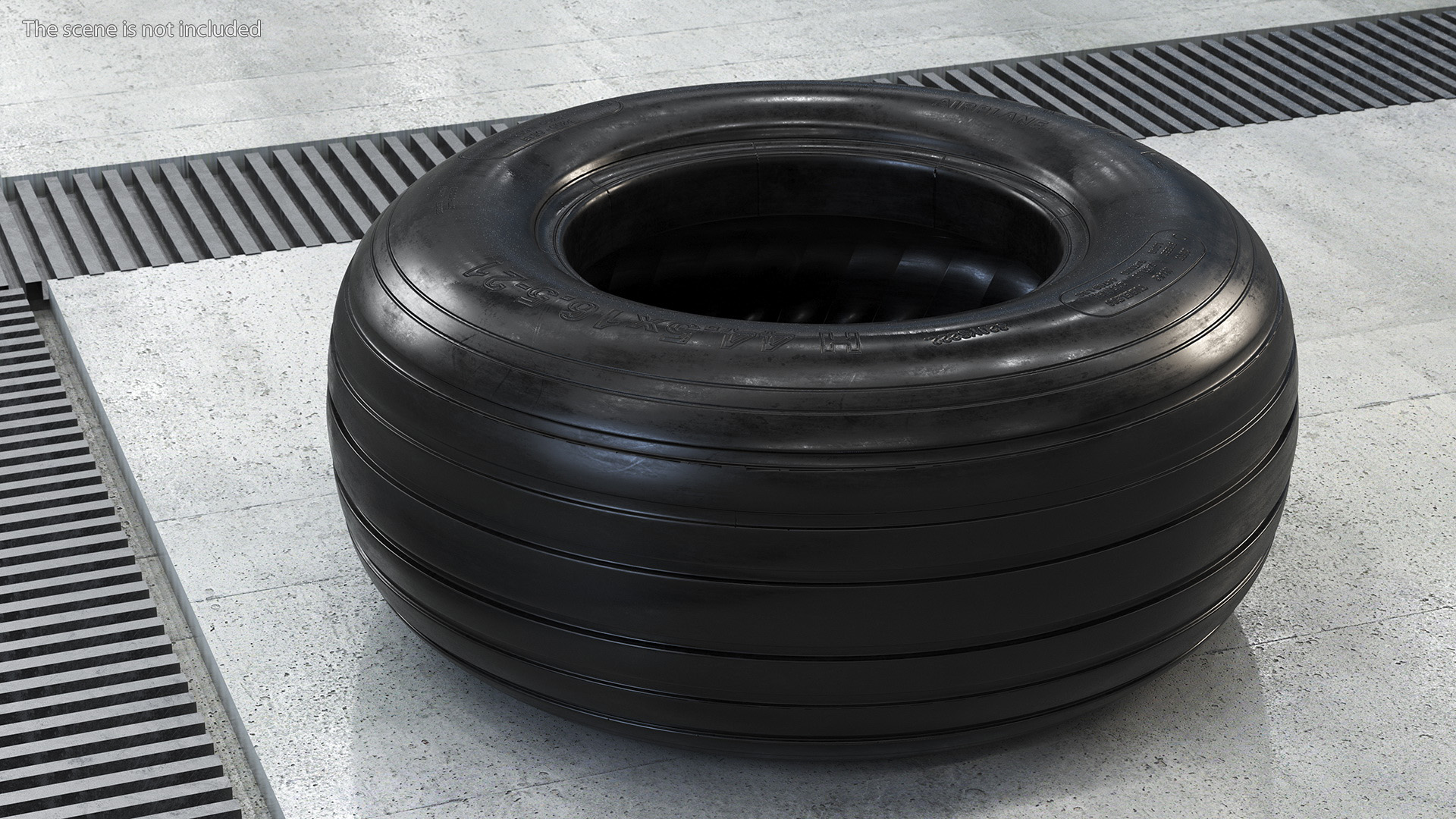 Boeing 737 Airplane Tire 3D model