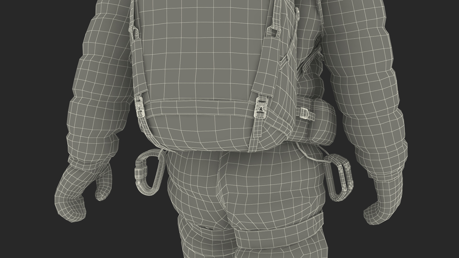 3D Everest Climber Rigged for Cinema 4D