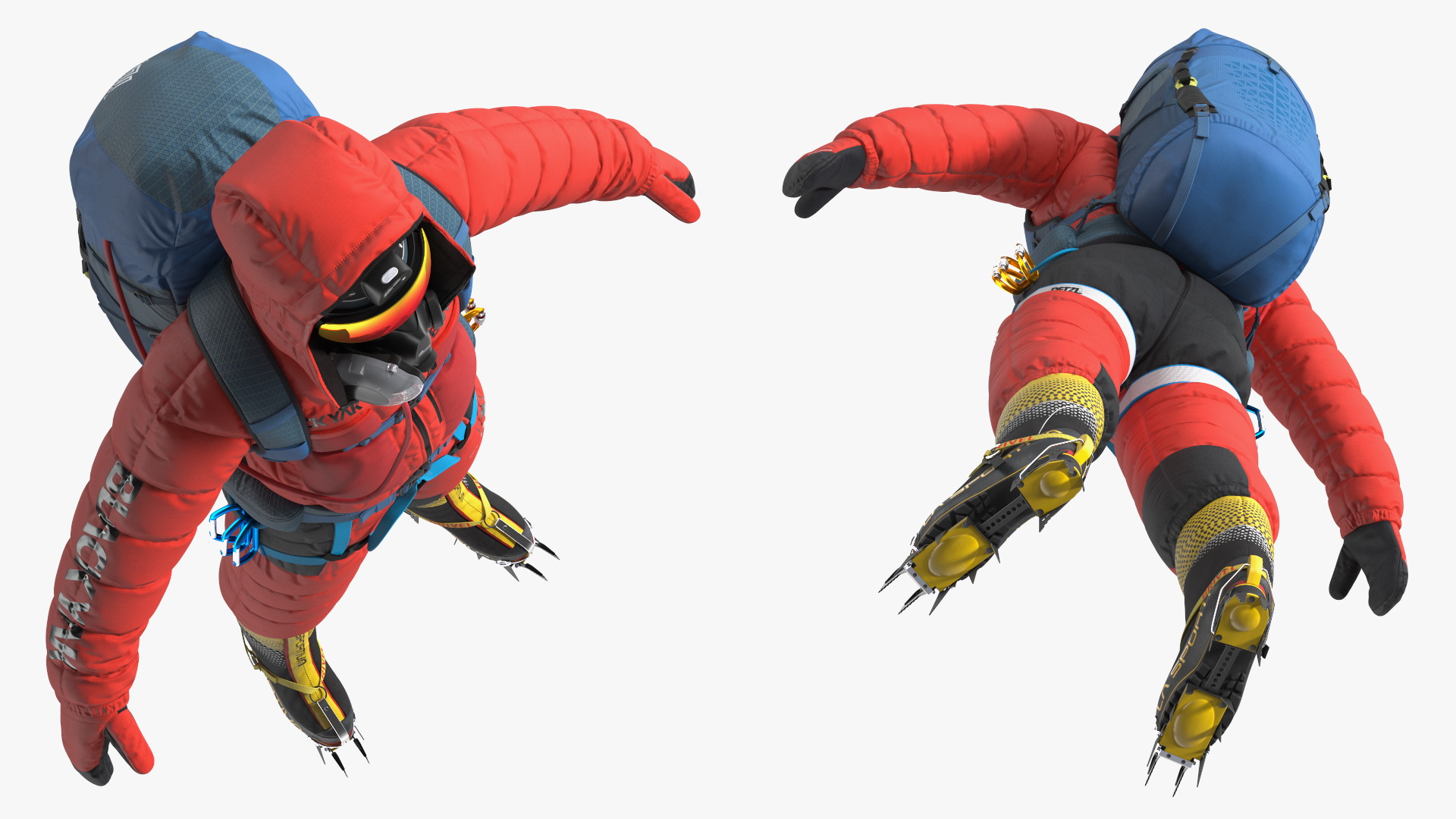 3D Everest Climber Rigged for Cinema 4D