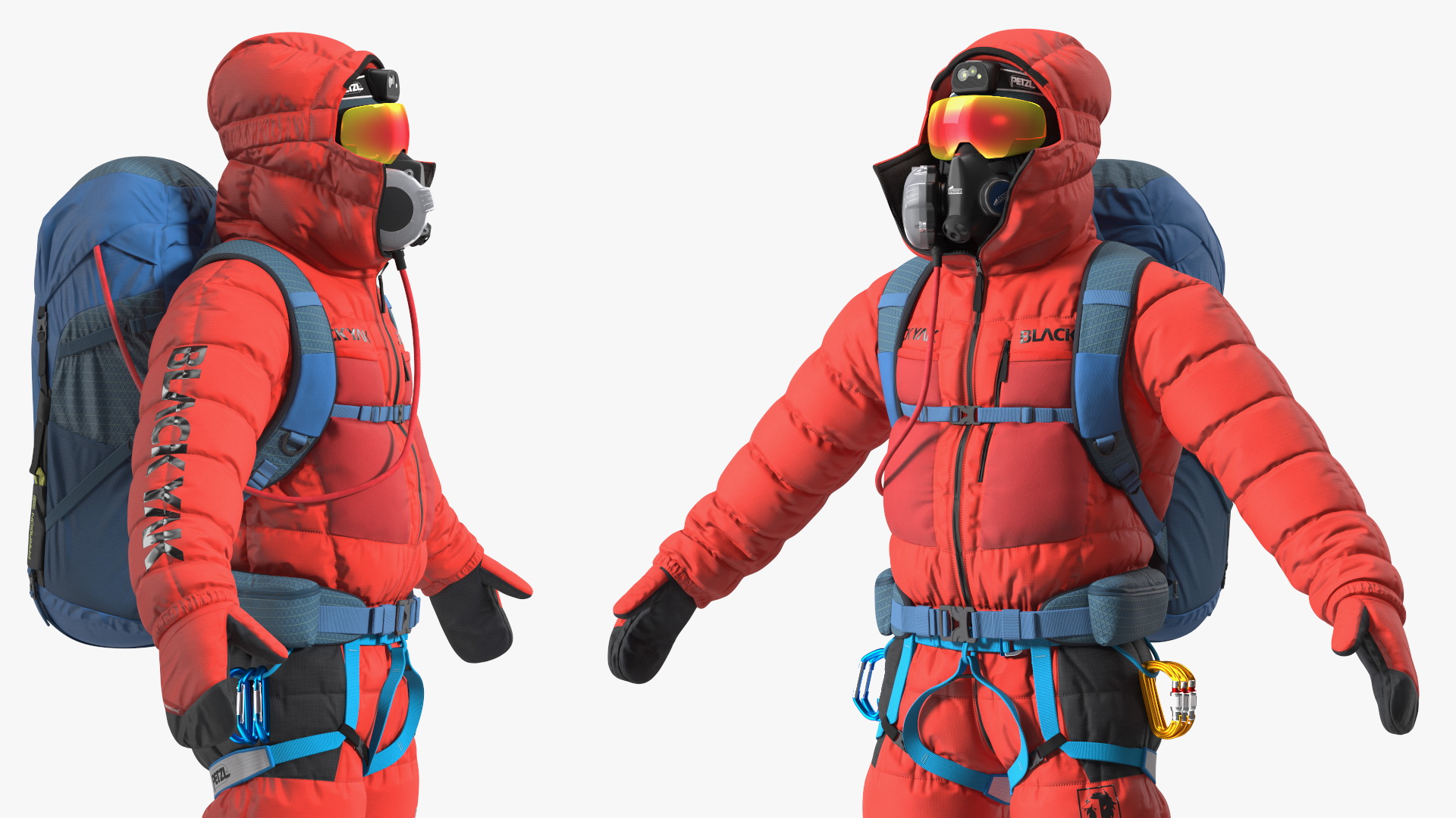 3D Everest Climber Rigged for Cinema 4D