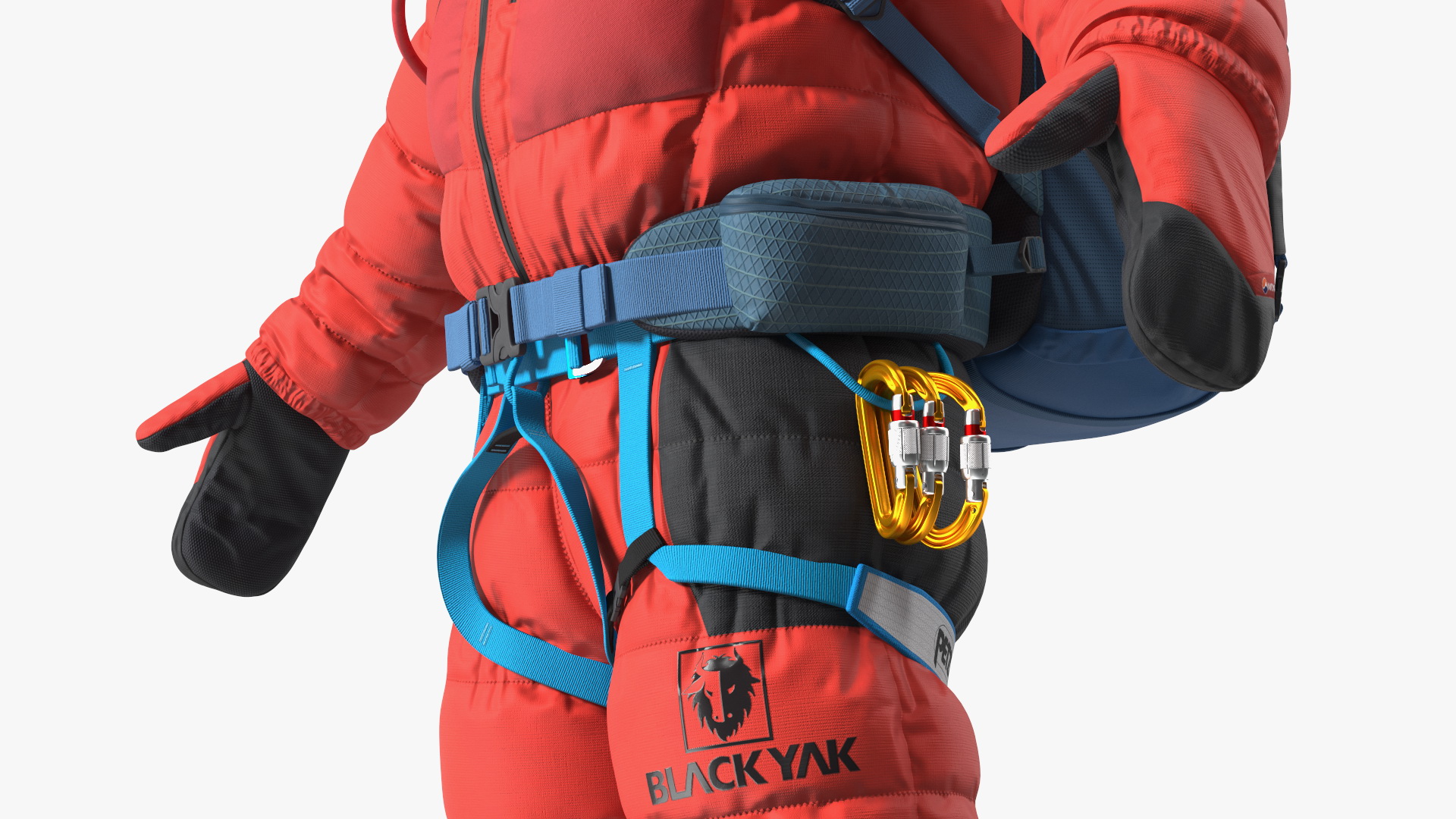 3D Everest Climber Rigged for Cinema 4D