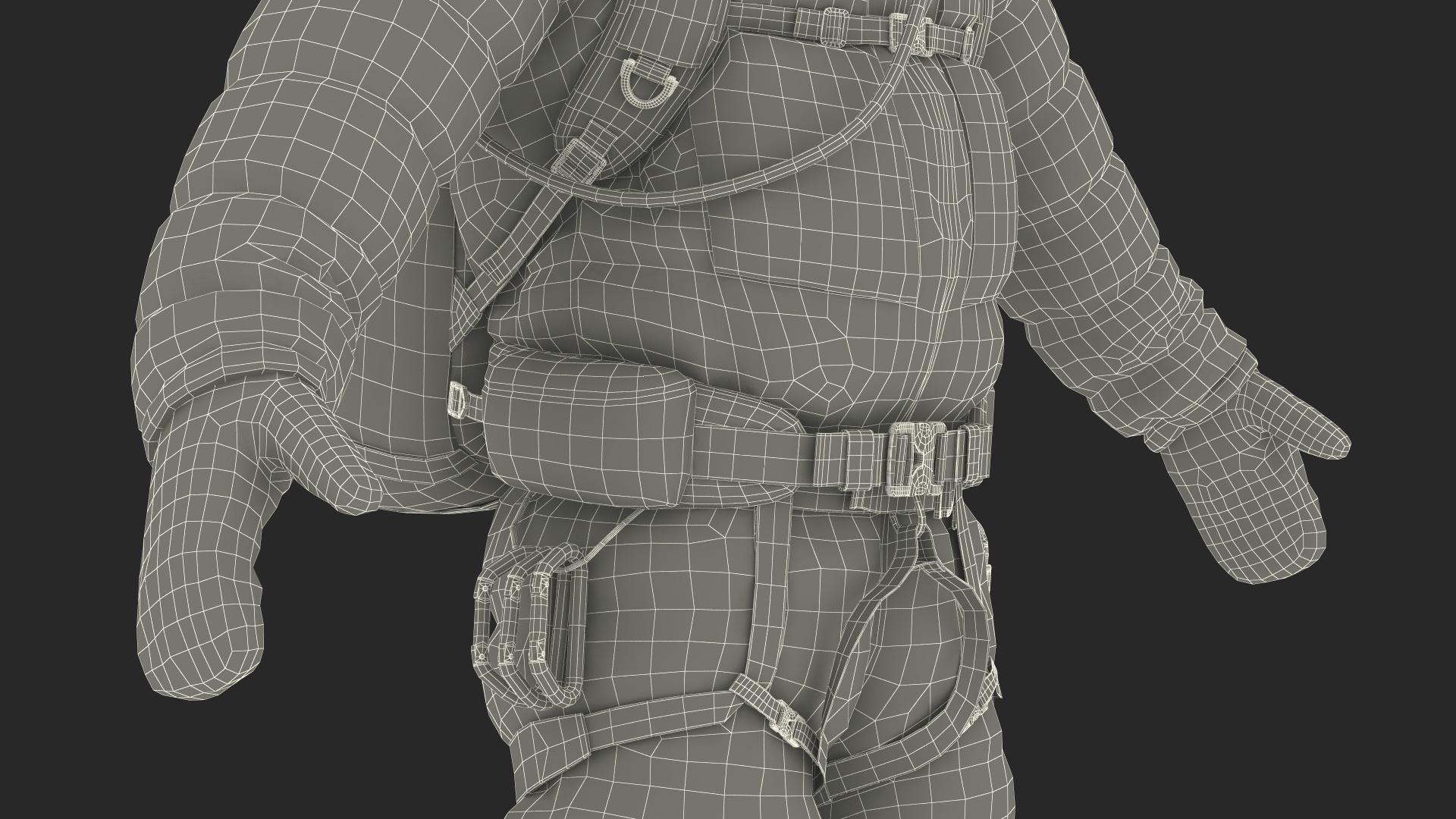 3D Everest Climber Rigged for Cinema 4D