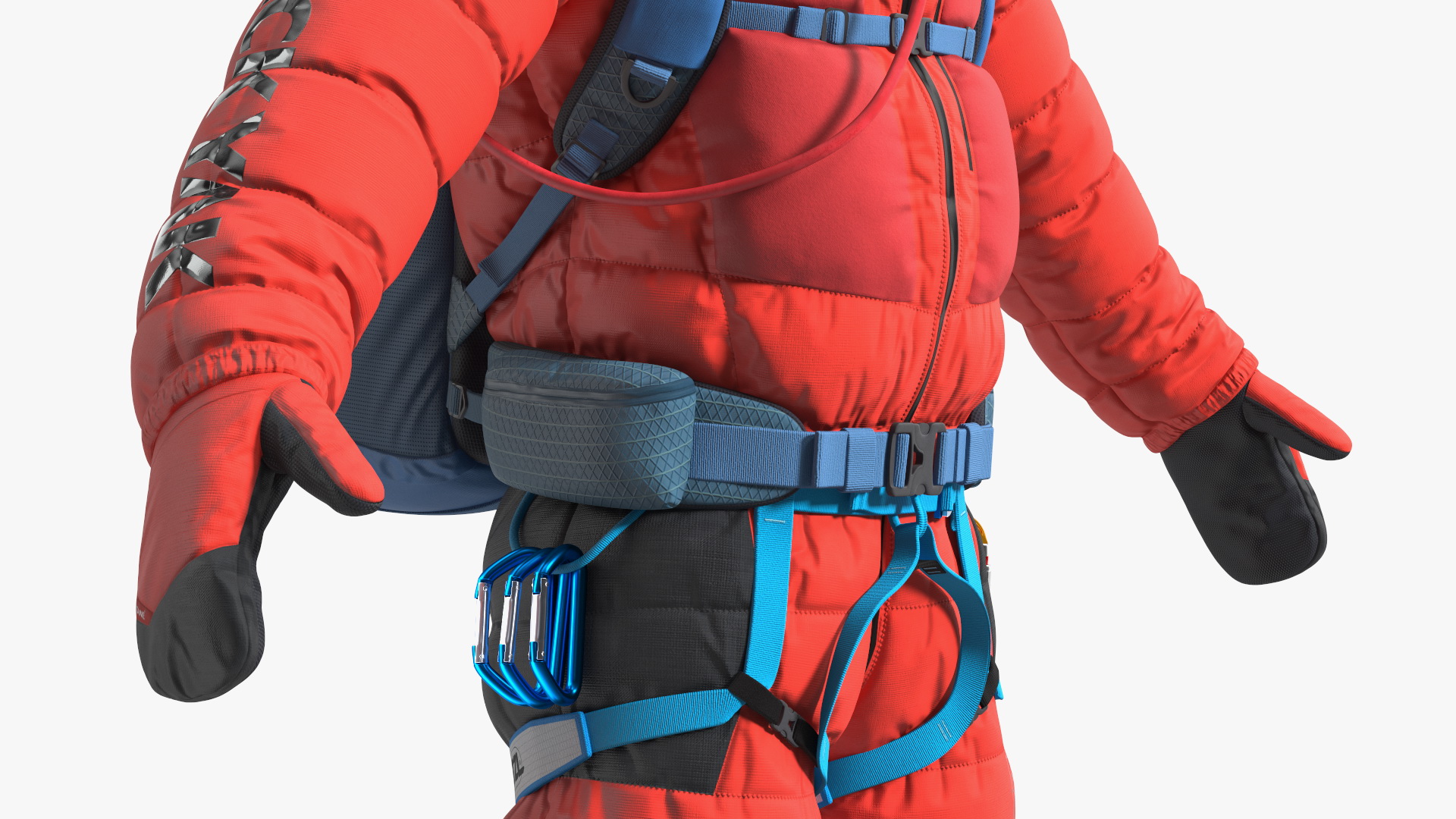 3D Everest Climber Rigged for Cinema 4D