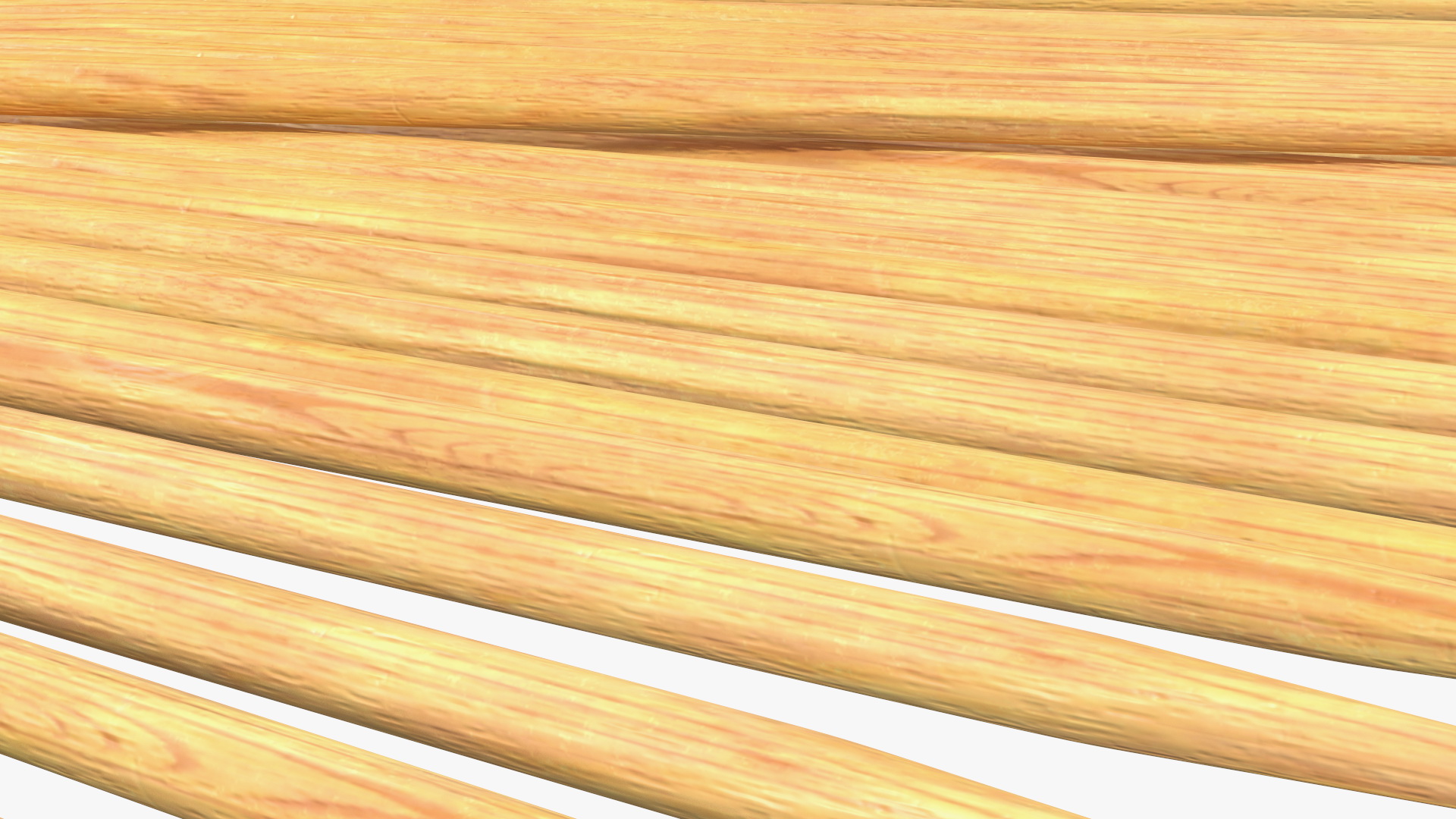 3D model Pile of Wooden Toothpicks