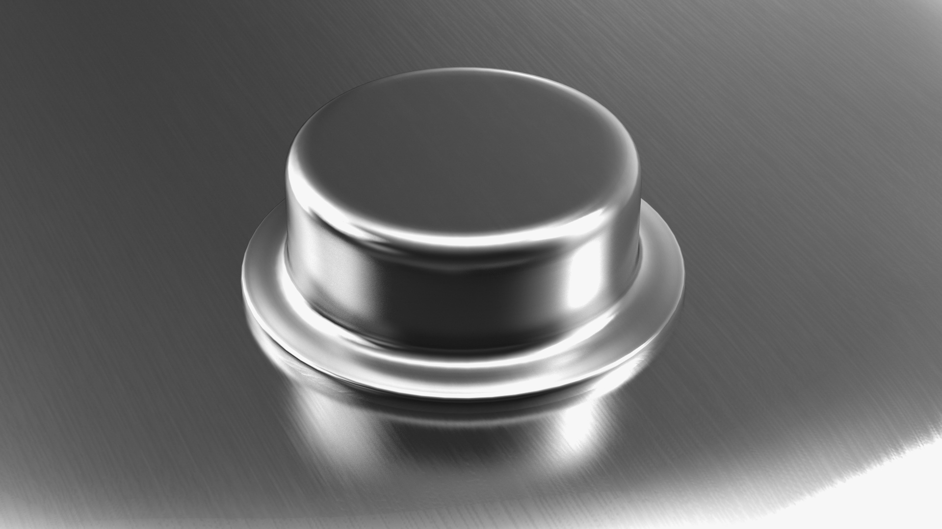 3D model Stainless Steel Kitchen Sink with Recessed Drainer