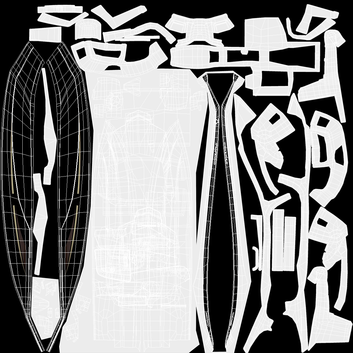 Luxury Sport Boat Generic With Driver 3D
