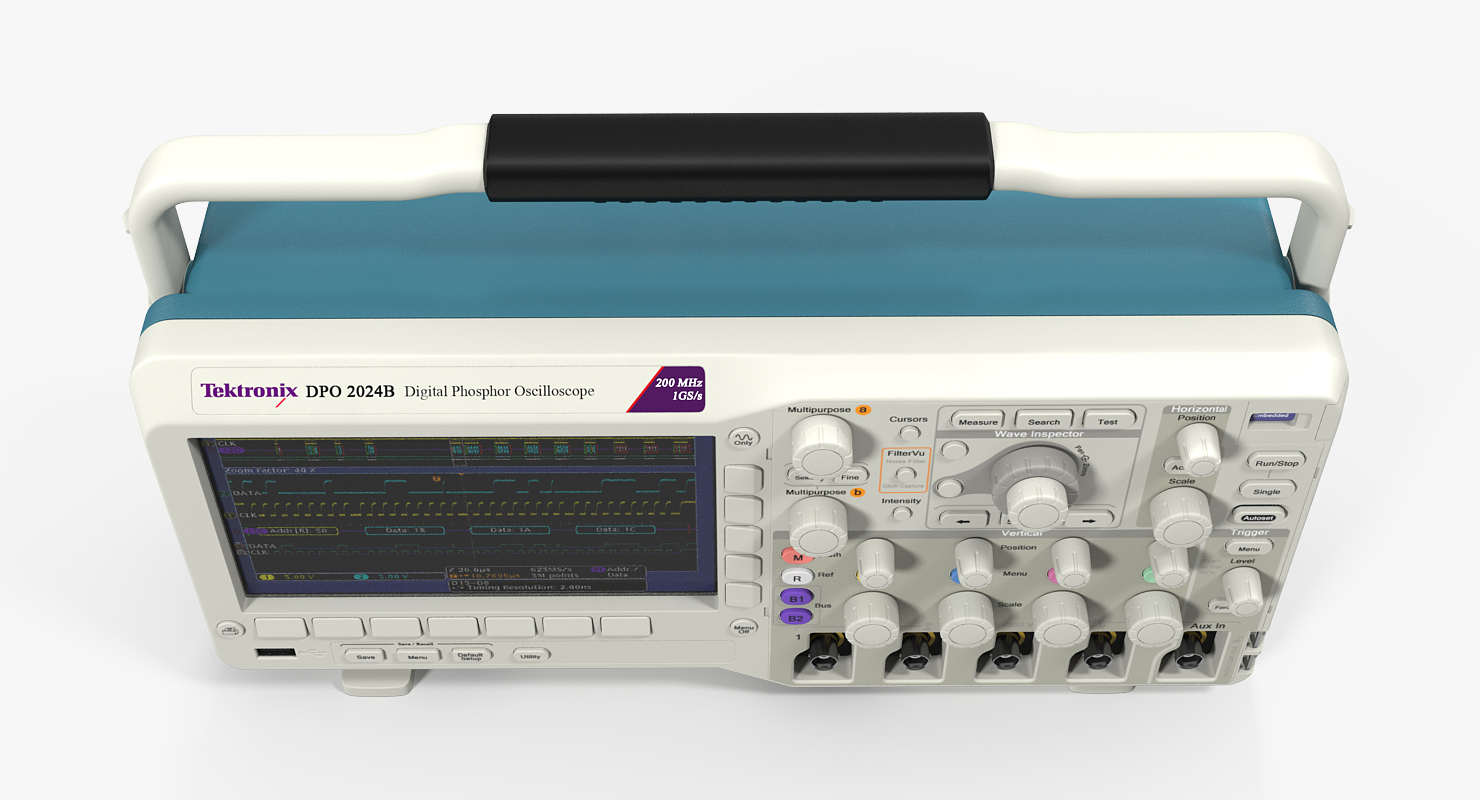 3D Tektronix Oscilloscope DPO2000B