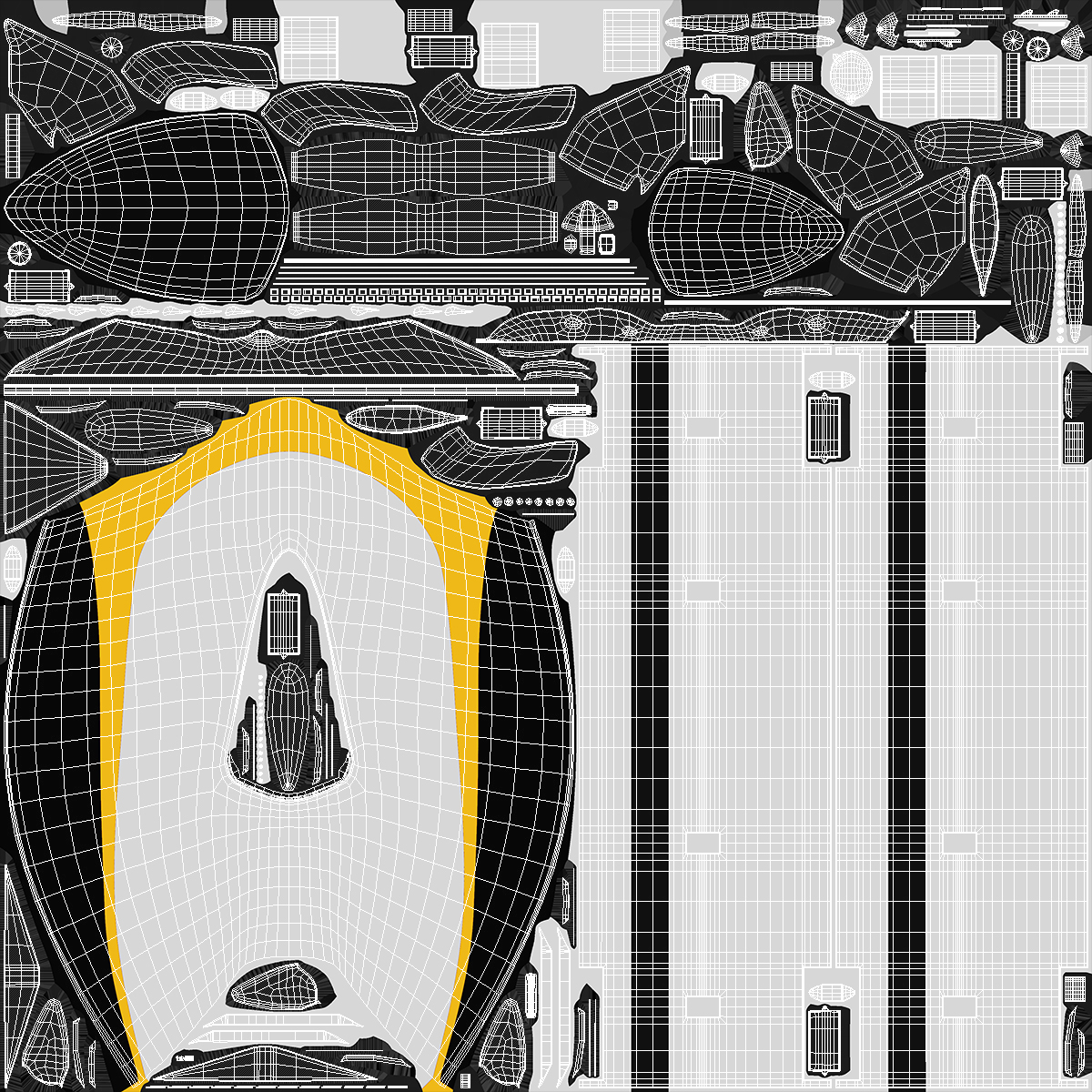 Personal EVTOL Aircraft with 8 Propellers Rigged for Maya 3D