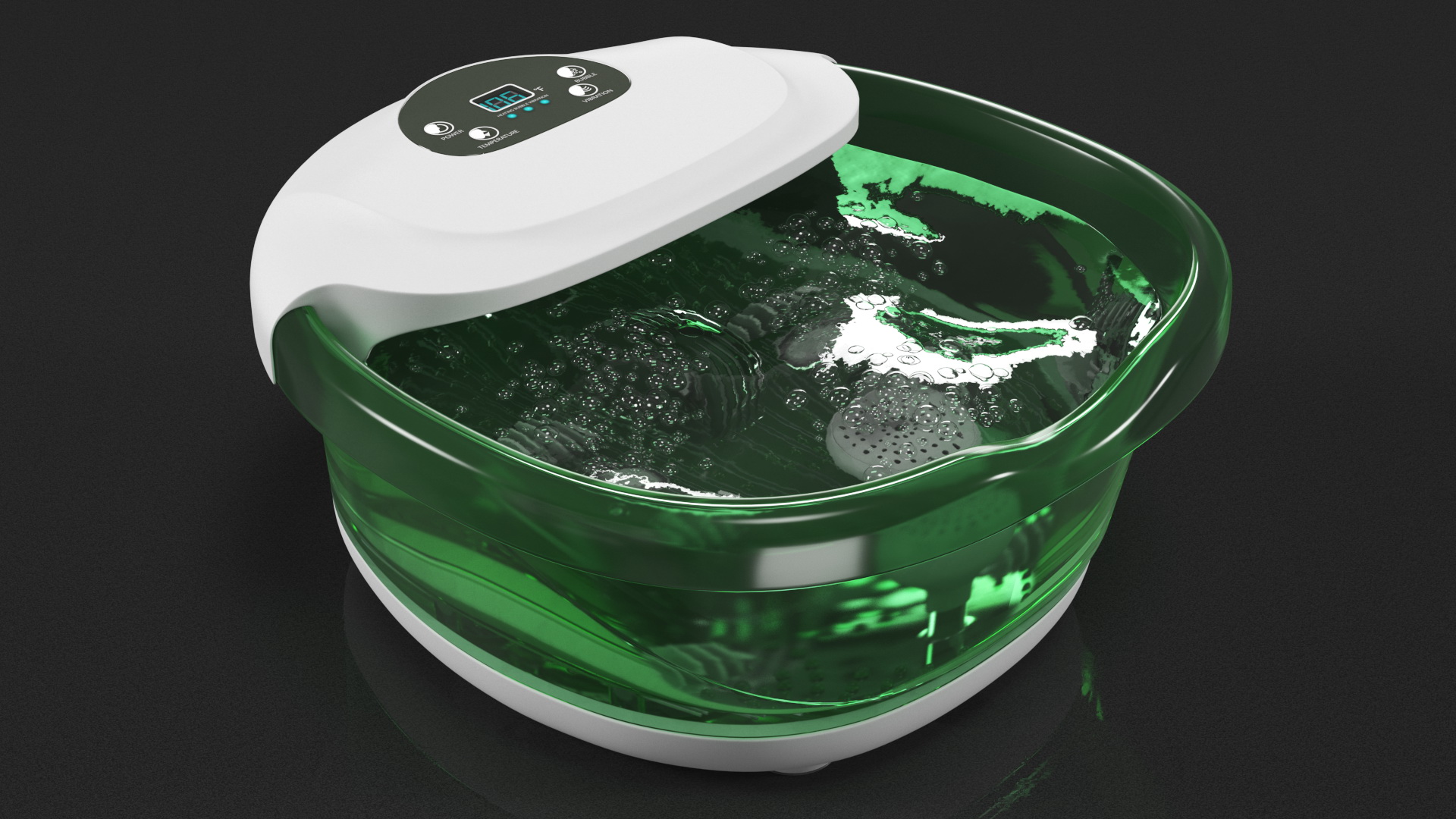 Foot Bath Massager with Water 3D model