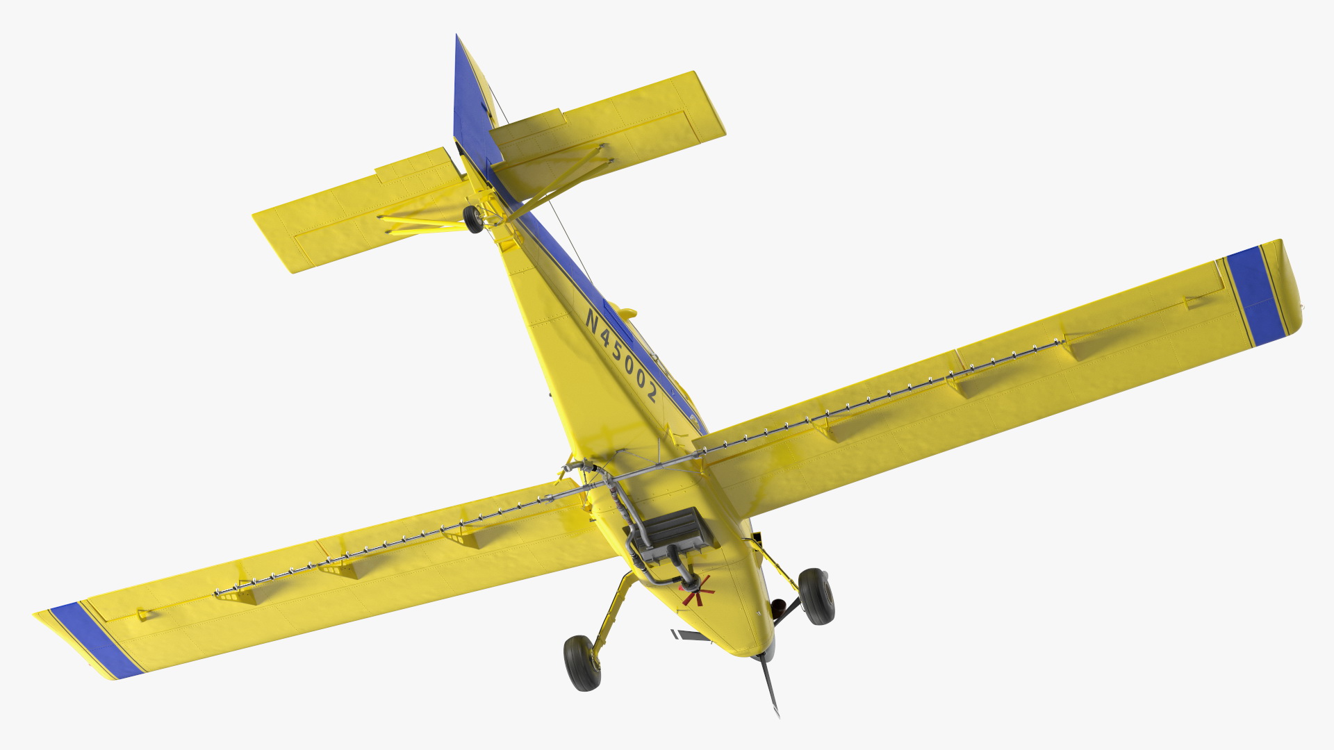 Plane Air Tractor AT 502B Simple Interior Rigged for Maya 3D