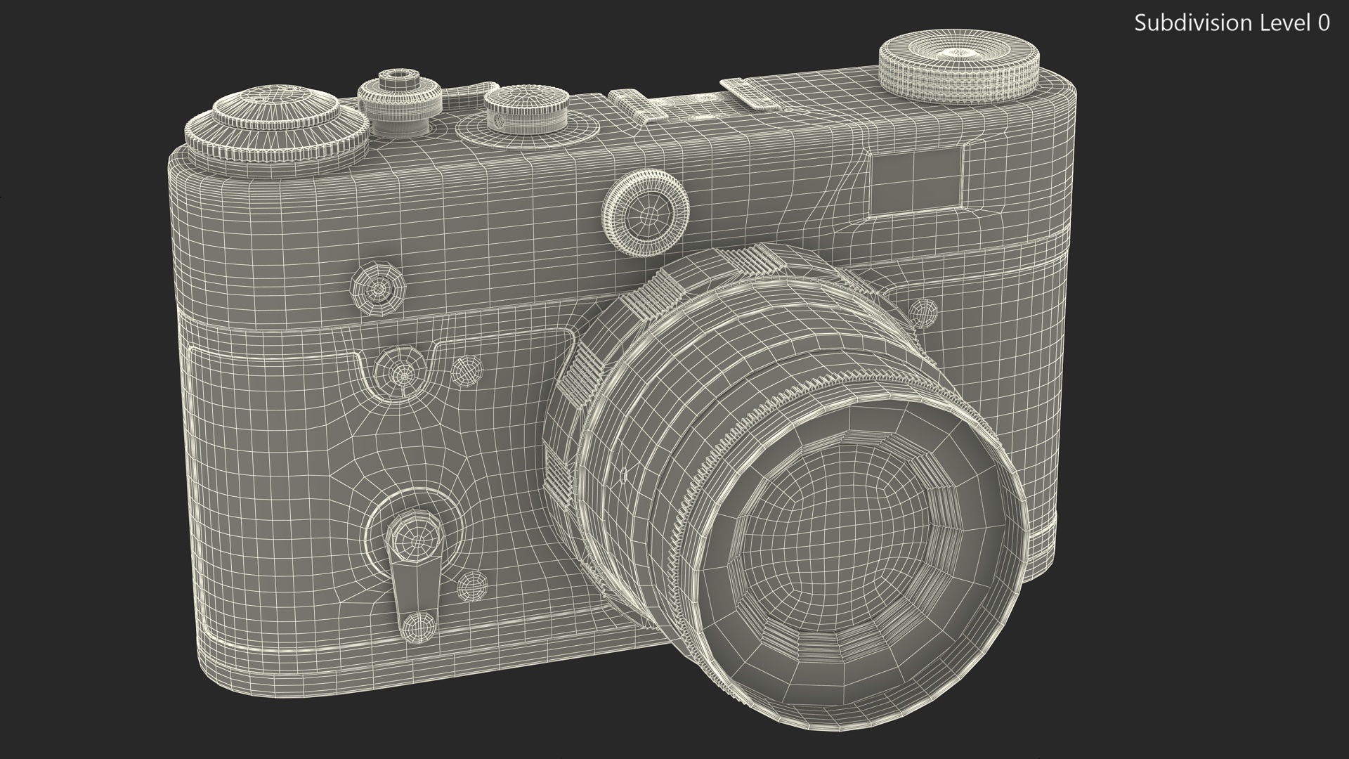 Soviet Vintage Film Camera FED-3 3D