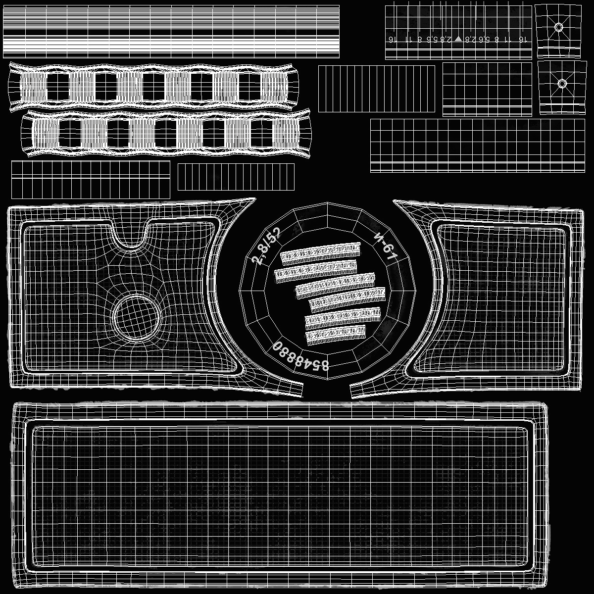 Soviet Vintage Film Camera FED-3 3D