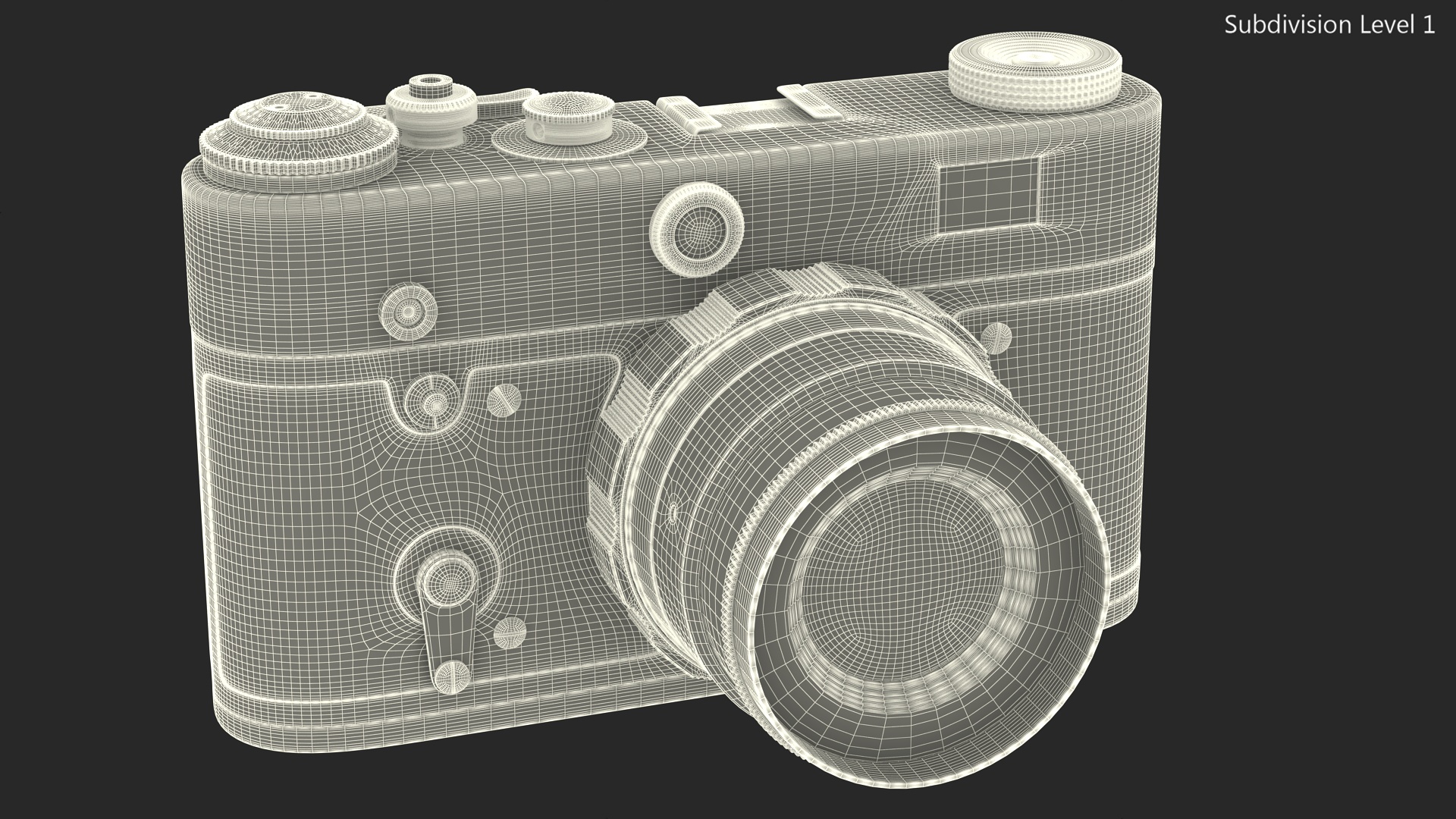 Soviet Vintage Film Camera FED-3 3D