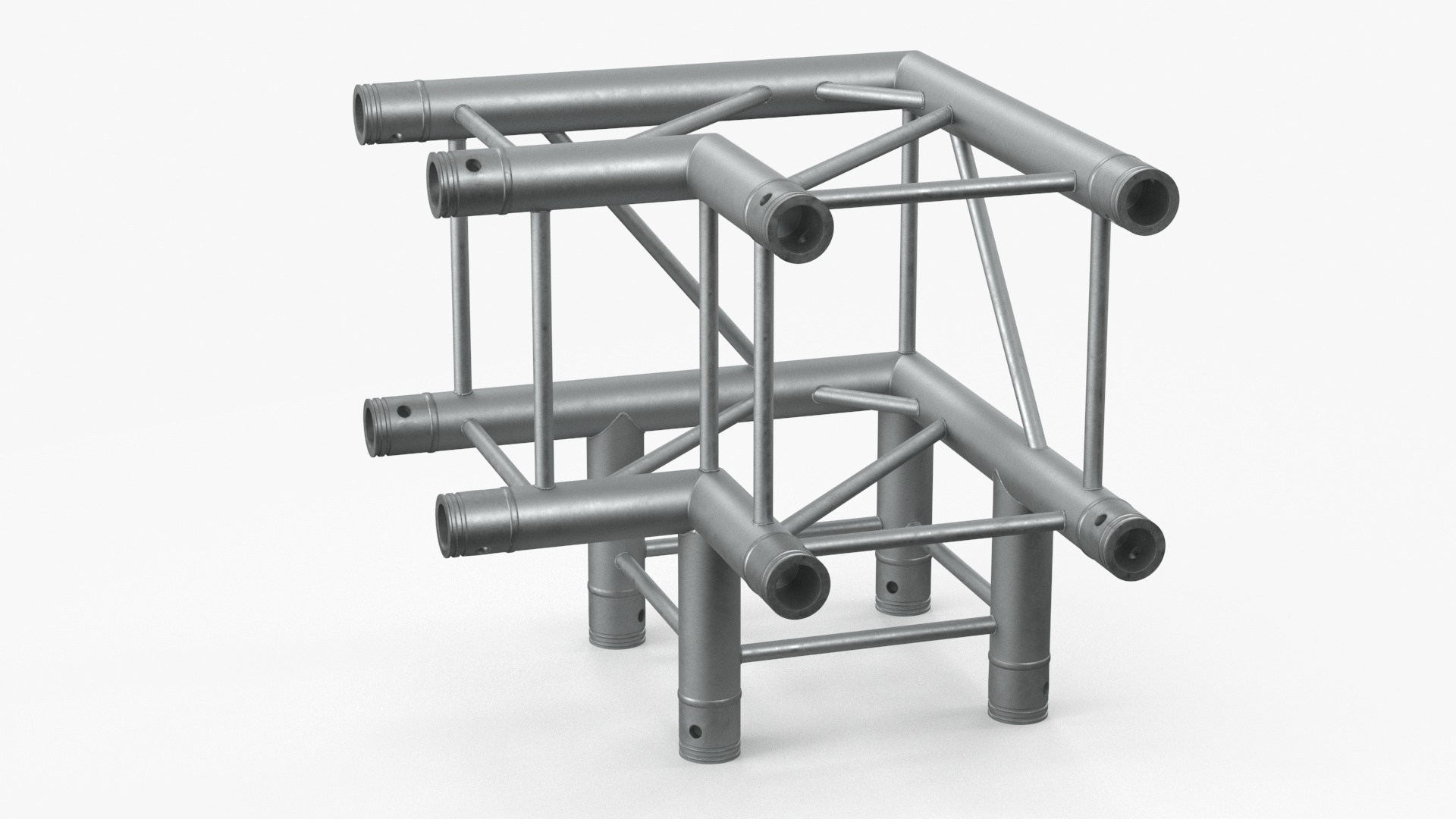 Square Truss Modular Corner 3D