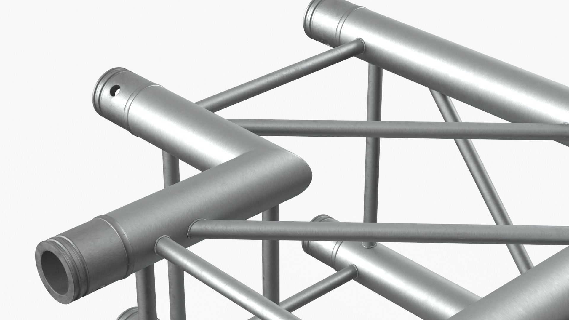 Square Truss Modular Corner 3D