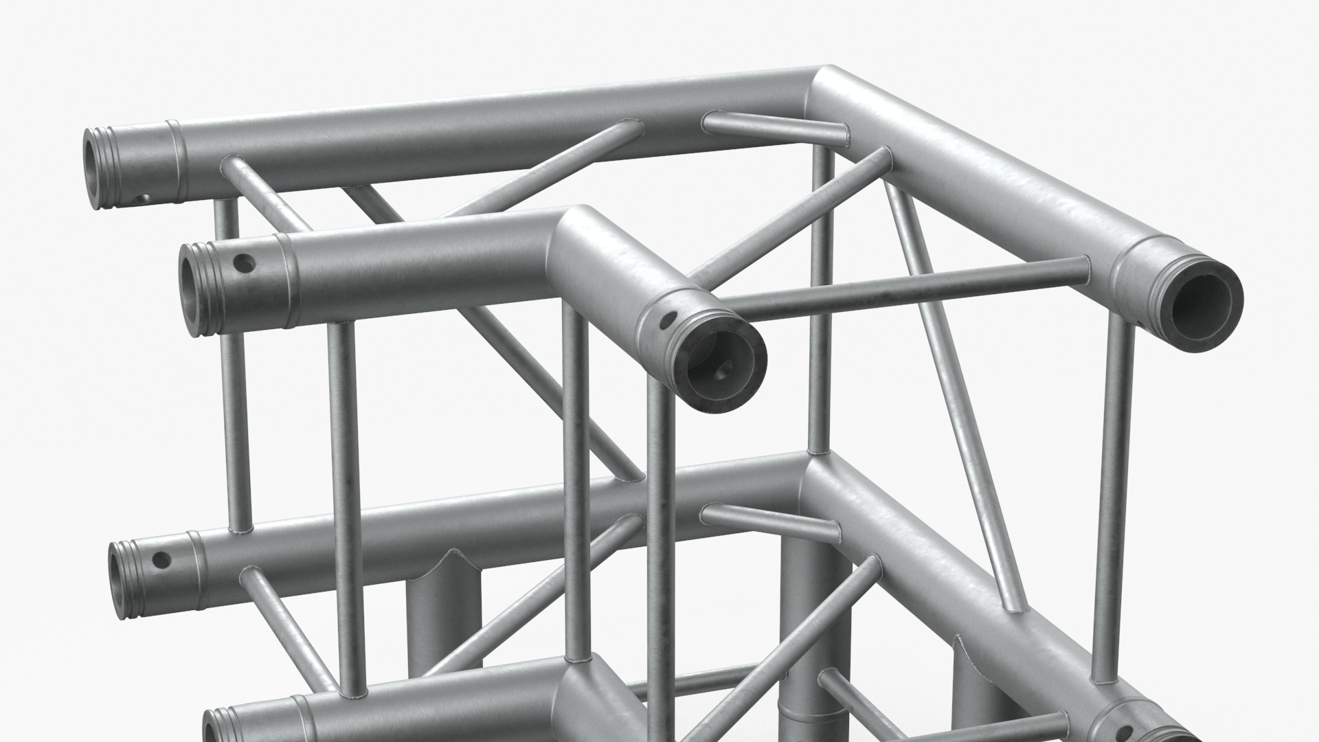 Square Truss Modular Corner 3D