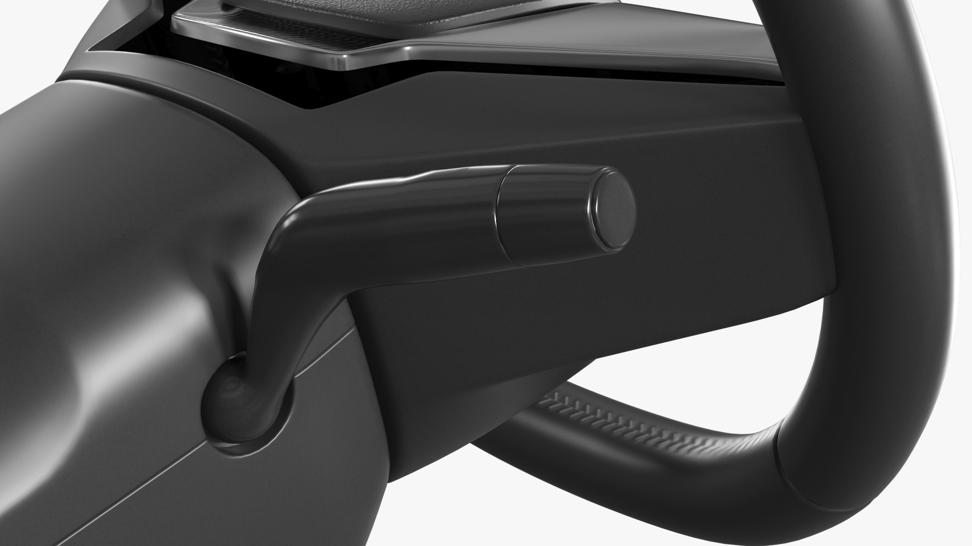 Modern Driver Steering Wheel, view 6