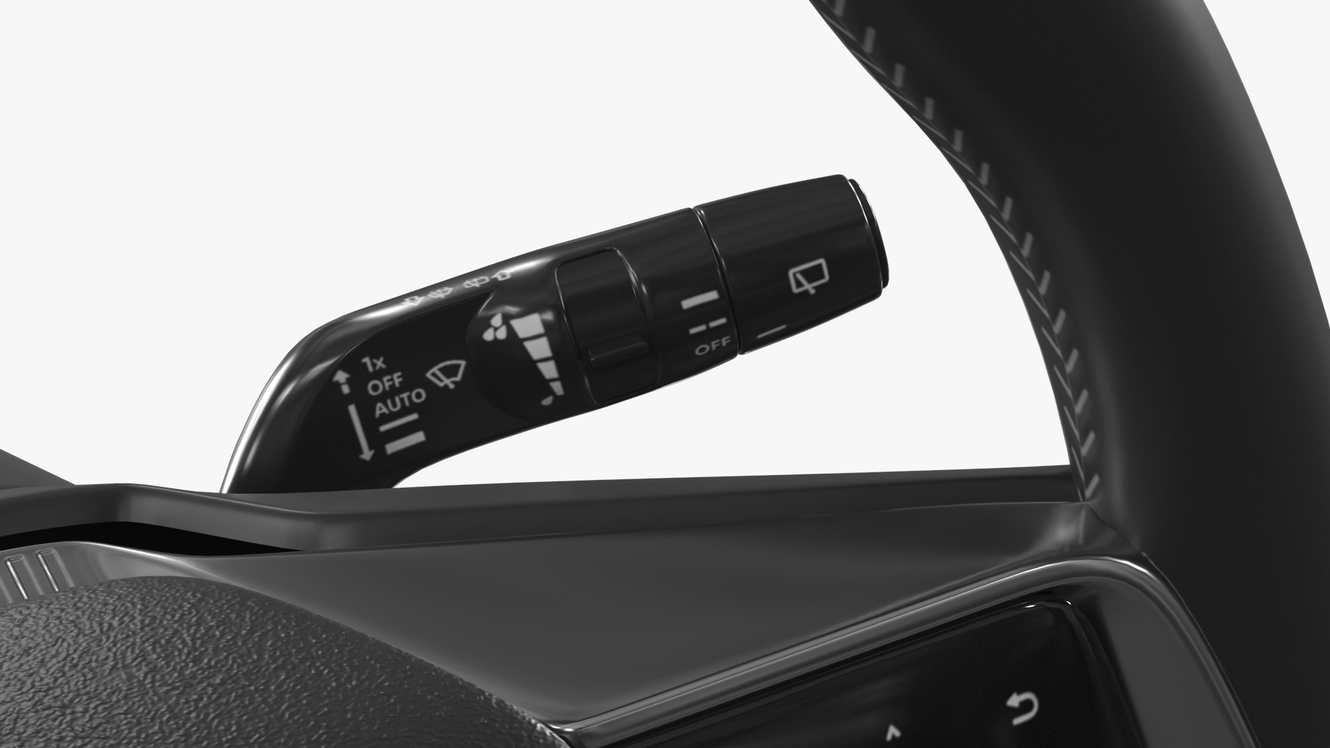 Modern Driver Steering Wheel, view 5