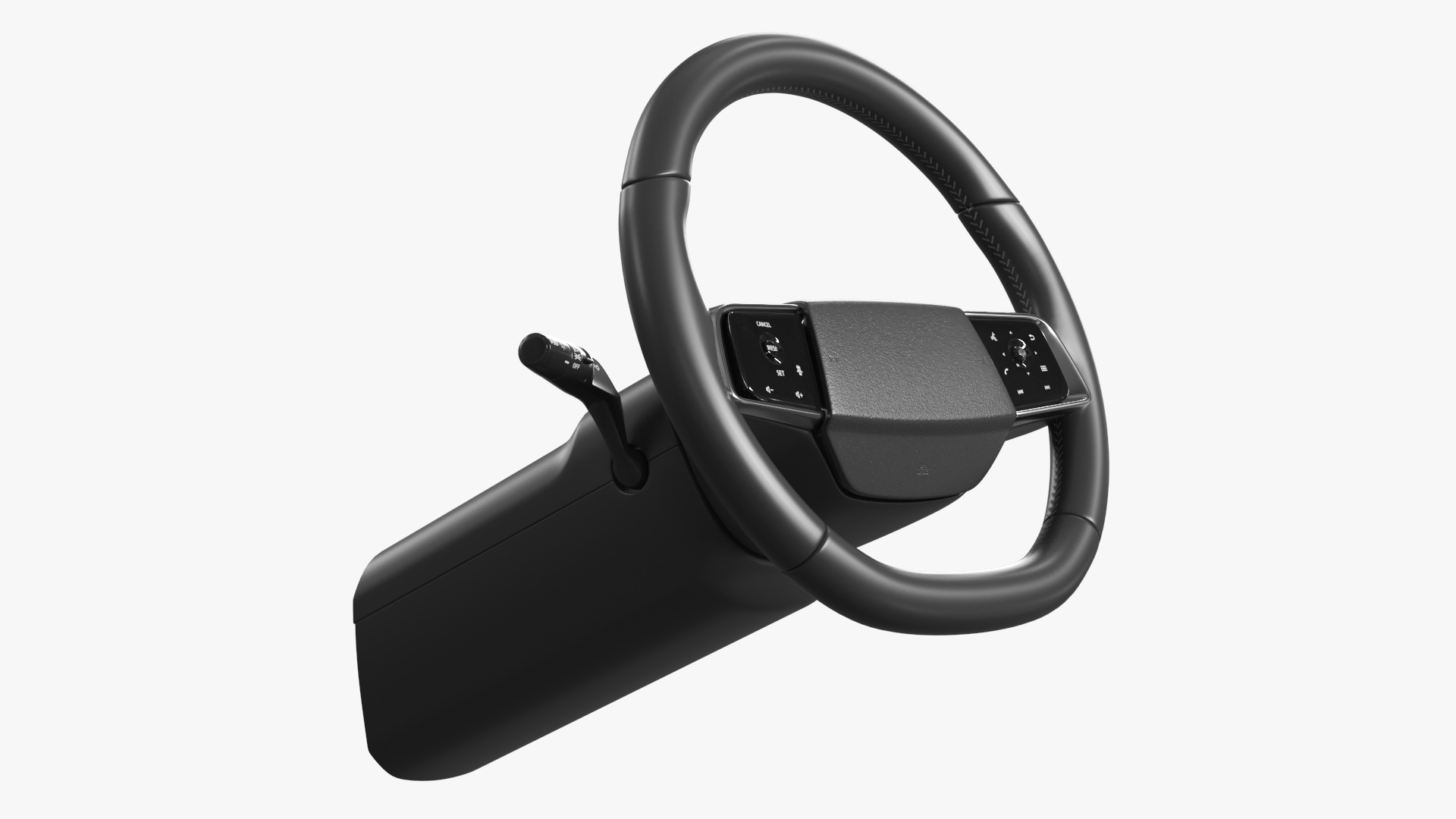 Modern Driver Steering Wheel, view 3