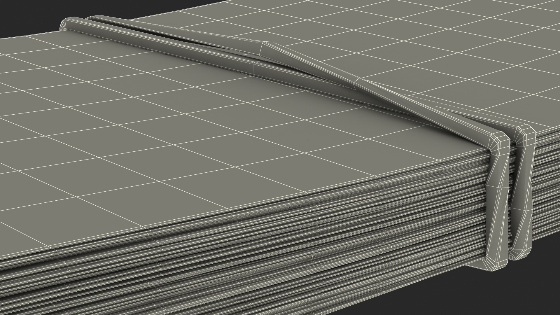 3D Stack of South Korean 50000 Won Banknotes