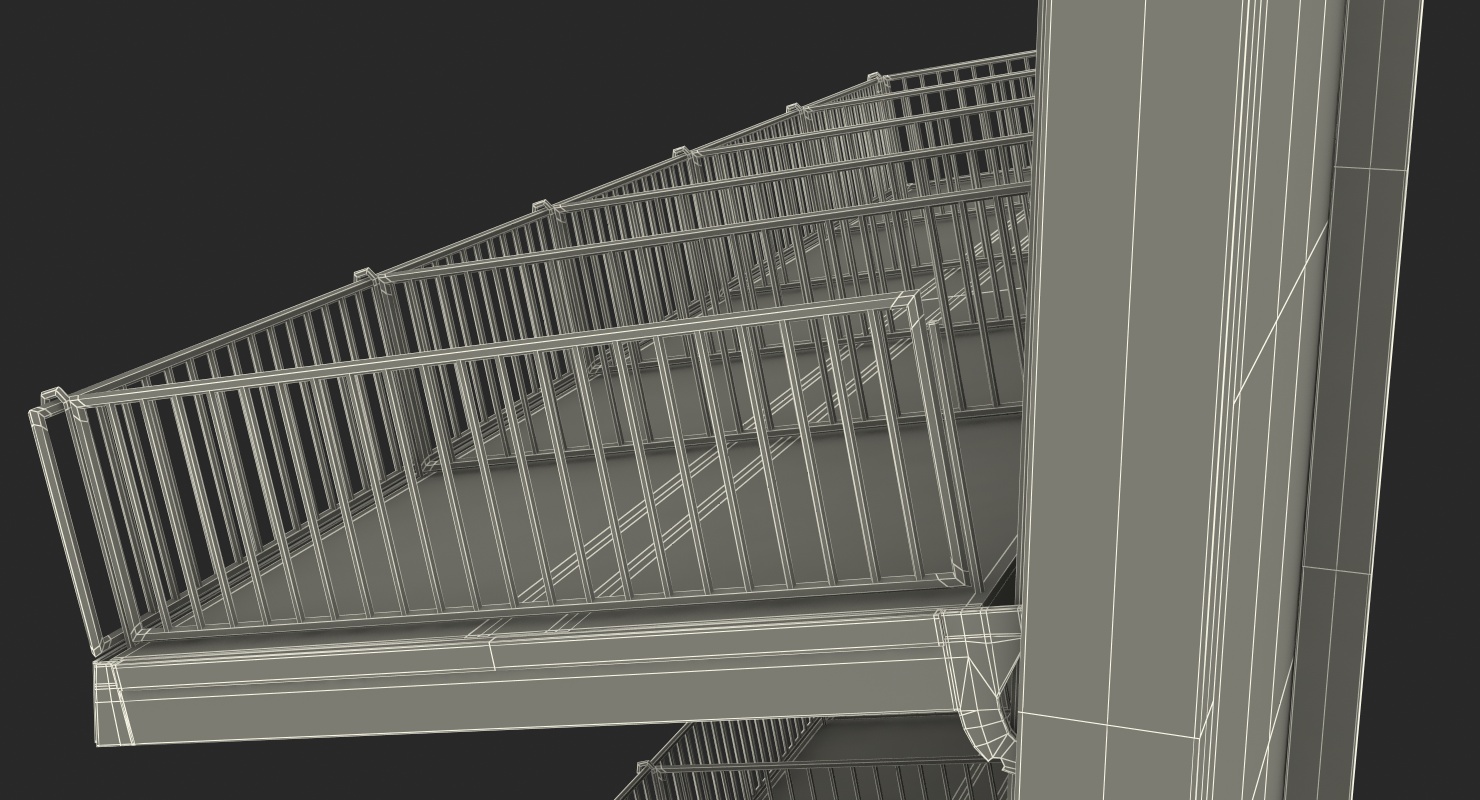 Gondola Store Shelving 3D