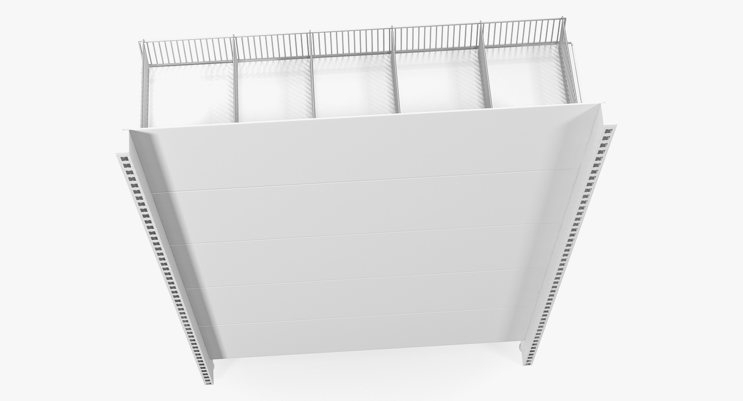 Gondola Store Shelving 3D
